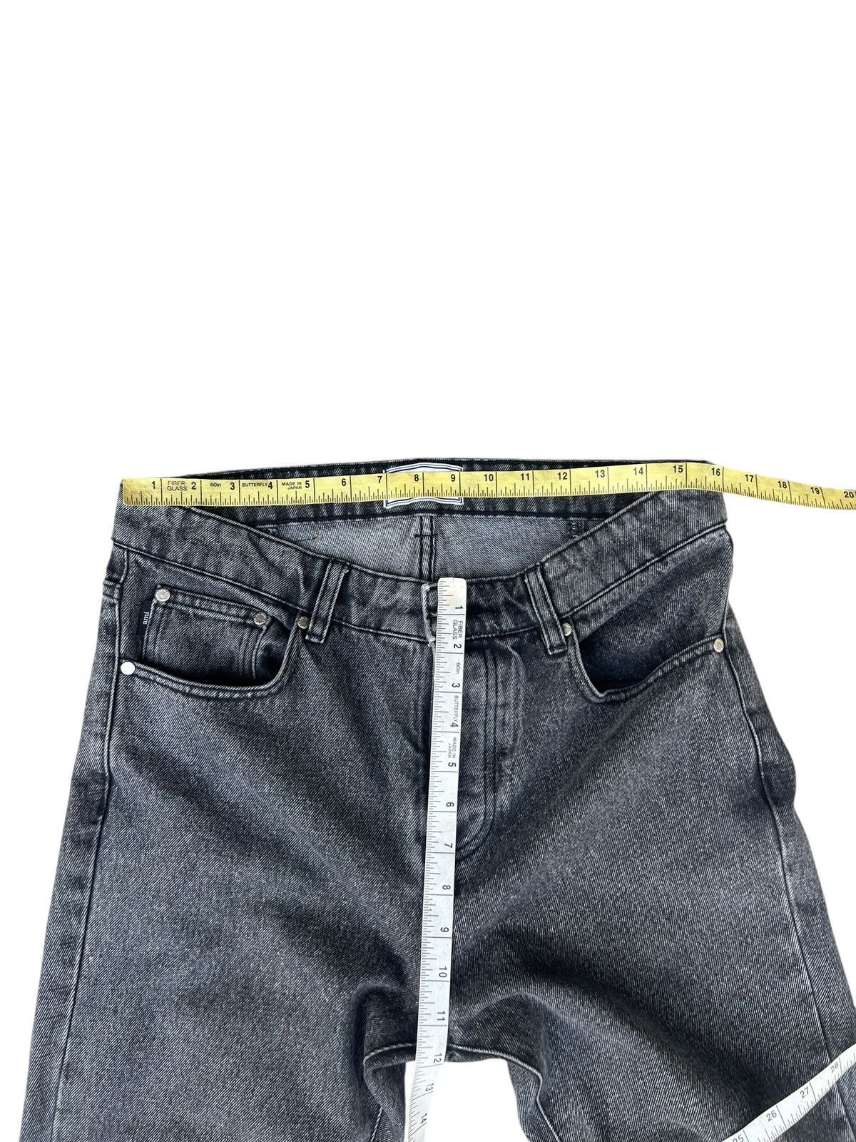 AMI AMI Made in Portugal Black Denim Cropped Jeans Size US 30 / EU 46 - 2 Thumbnail