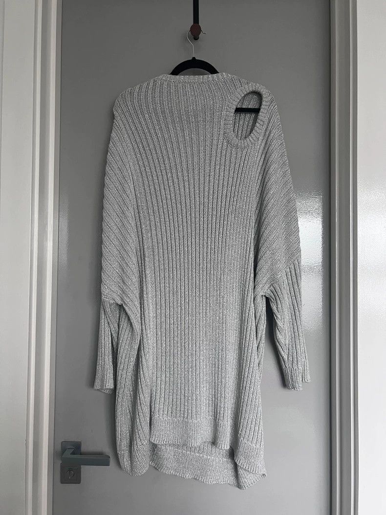 Raf Simons Silver Shiny Sweater by Raf Simons 2019-2507