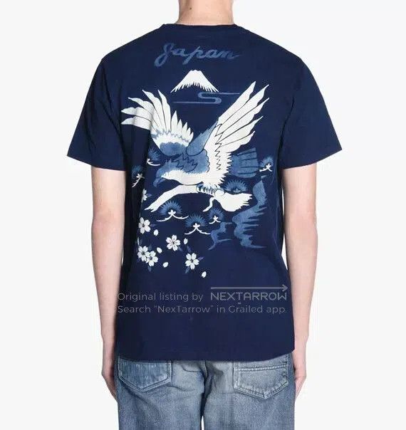 Blue Blue Japan Blue Blue Japan Indigo Handmade Short Sleeve T. Size US S / EU 44-46 / 1 - 7 Thumbnail