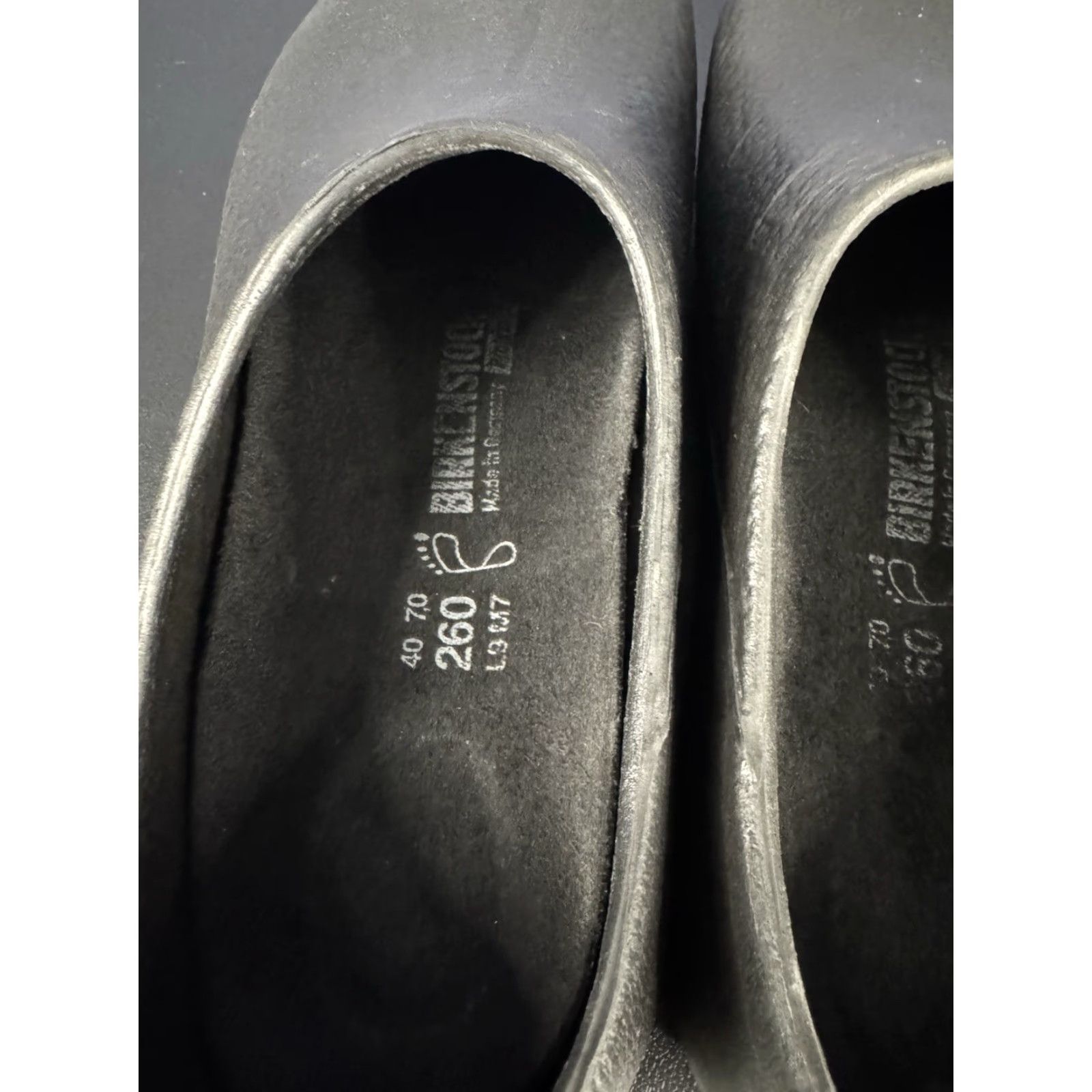Birkenstock VINTAGE Birkenstock Birki Professional Unisex Profi Slip Resistant Sz 40 Black Clog Walking Slip Resistant Mens Womens Size ONE SIZE - 5 Thumbnail