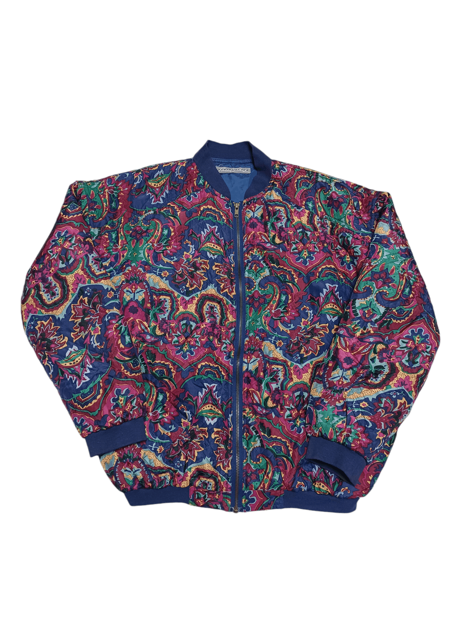 Robert Stock FANTASTIC ROBERT STOCK VINTAGE 90S NYLON YKK BOMBER JACKET Size US M / EU 48-50 / 2 - 1 Thumbnail
