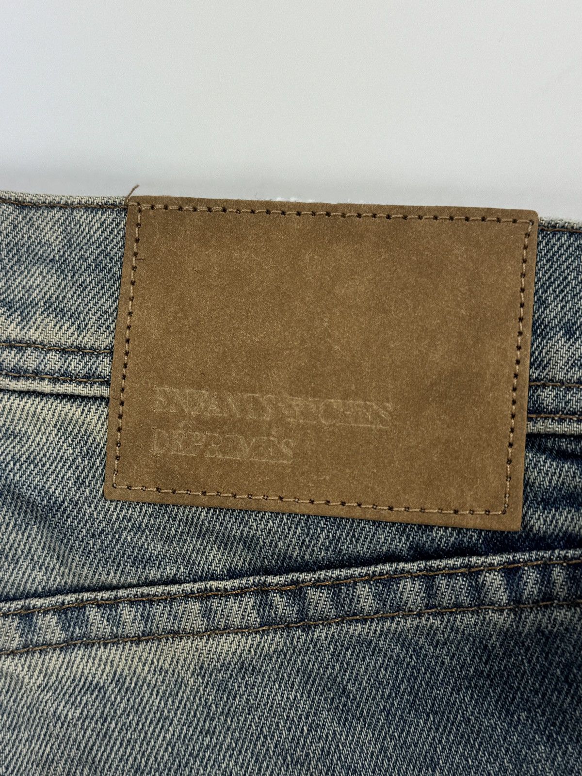 Enfants Riches Deprimes STRAIGHT LEG JEANS ANTIQUE LIGHT BLUE Size US 34 / EU 50 - 11 Thumbnail