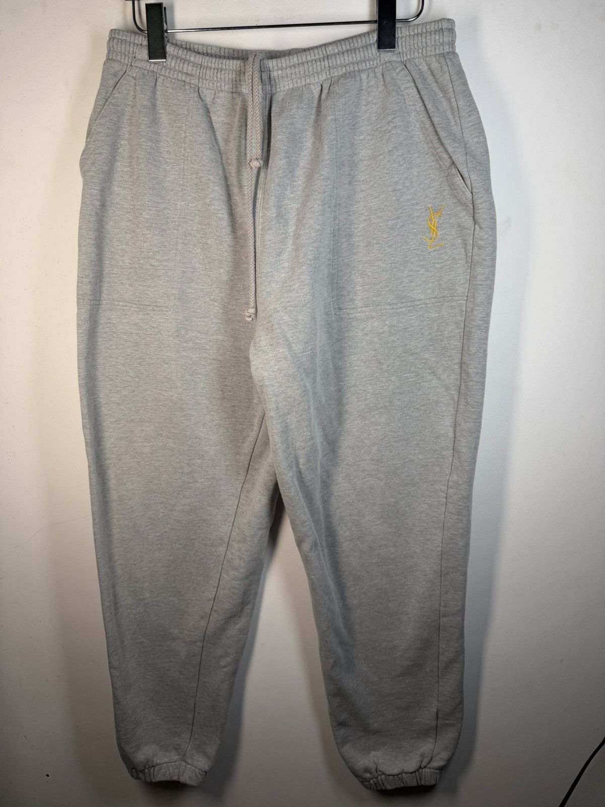 Yves Saint Laurent L size YSL Joggers Cotton YSL Sweatpants Grey YSL Pants Size US 36 / EU 52 - 13 Thumbnail