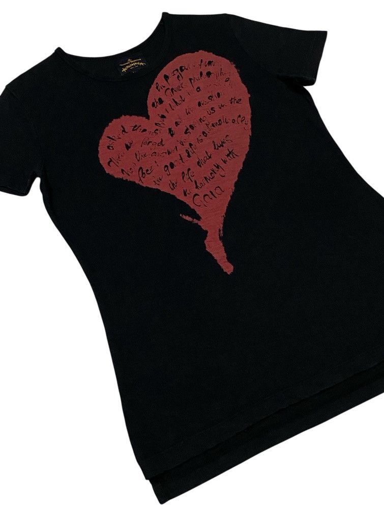 Vivienne Westwood Vivienne Westwood Anglomania Beige Heart Print “MONDAY”Shirt Size L / US 10 / IT 46 - 17 Thumbnail