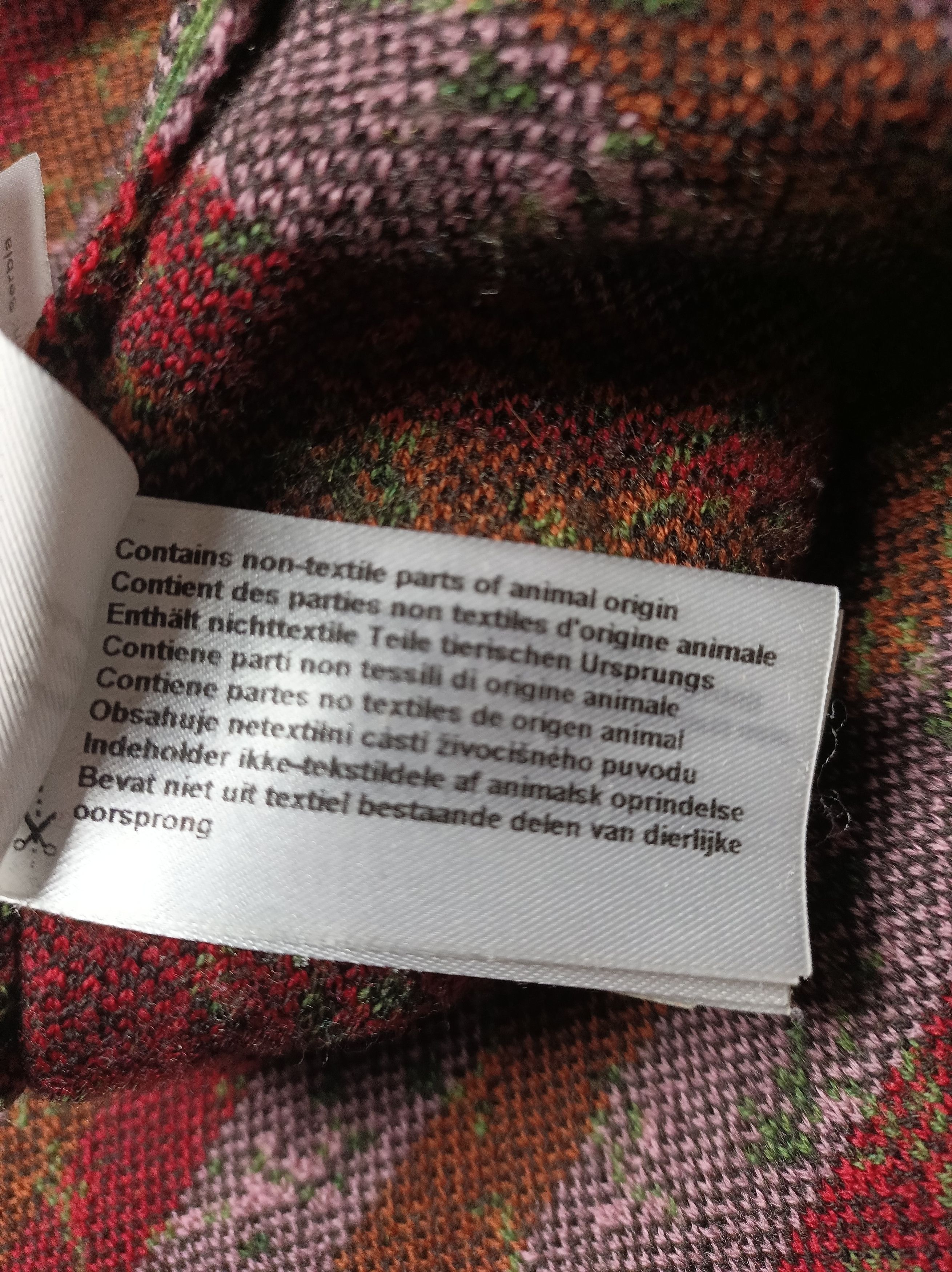 Designer IVKO Wool Jacquard Jacket Cardigan with Collar Size EU42 Size XL / US 12-14 / IT 48-50 - 12 Thumbnail