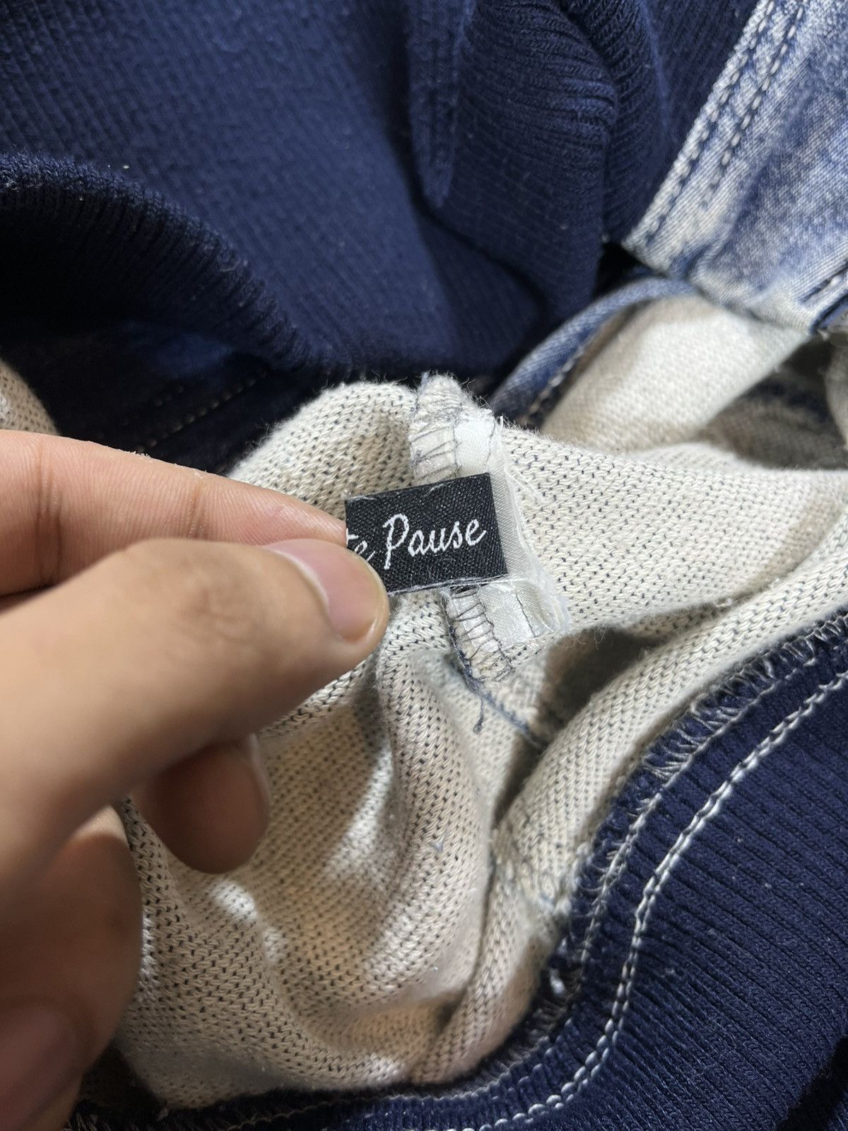 Japanese Brand Private Pause Bono Sweat Denim Jacket Size US L / EU 52-54 / 3 - 11 Thumbnail