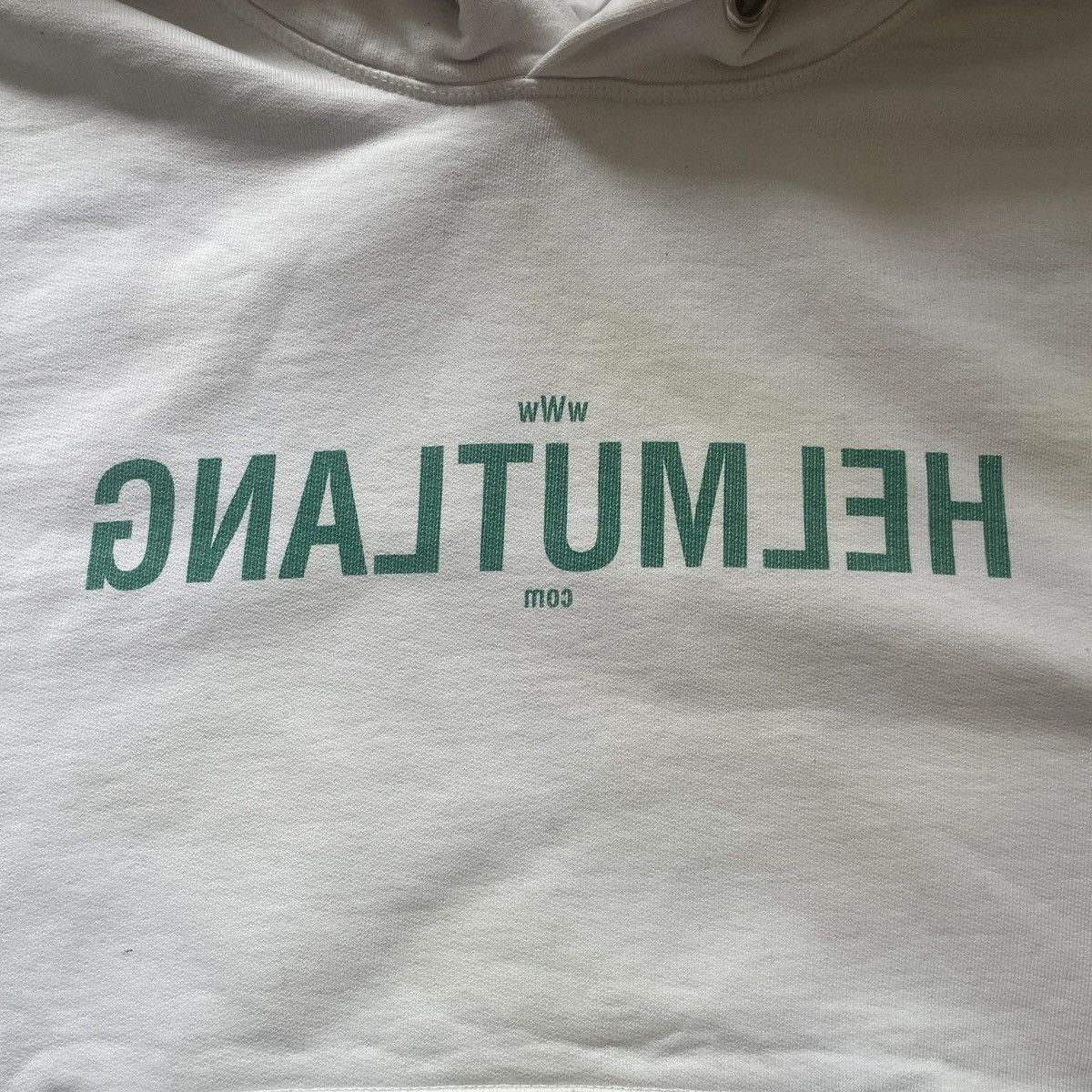 Helmut Lang Helmut Lang Mirrored Web Standard Pullover Hoodie Size US XL / EU 56 / 4 - 3 Thumbnail