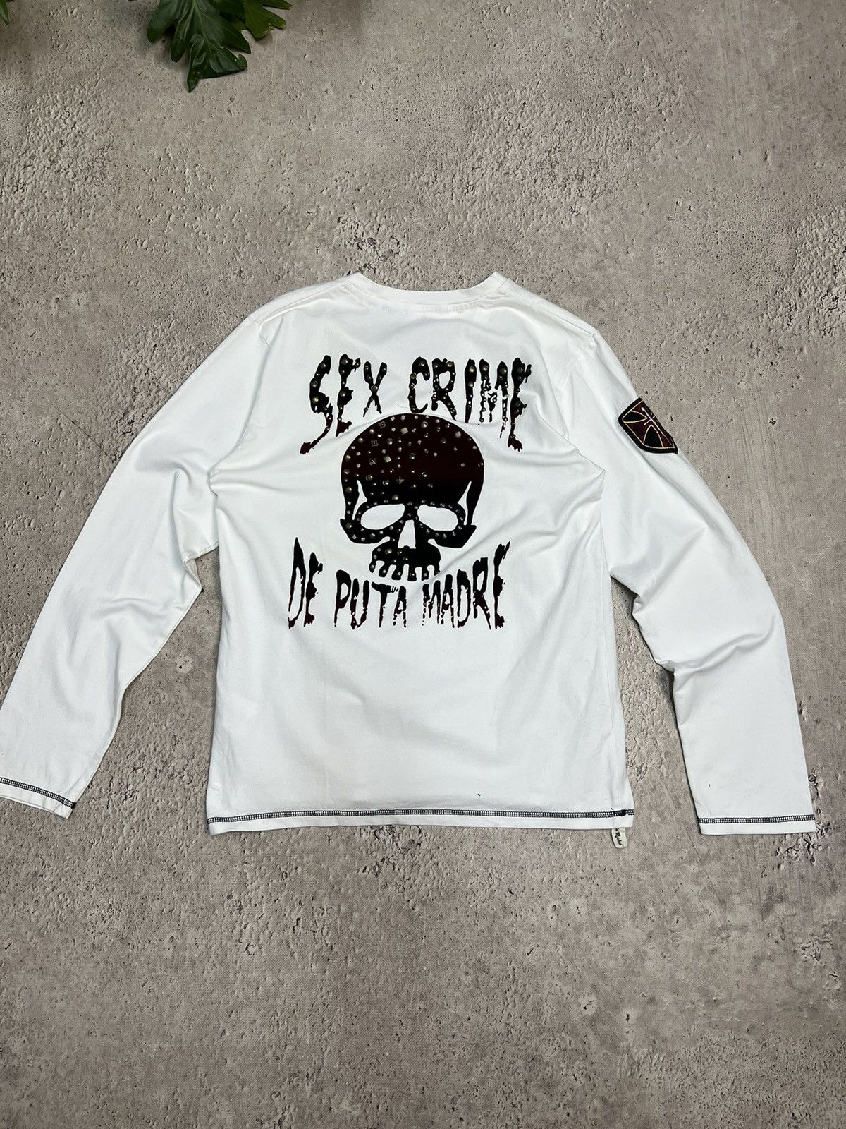 Ed Hardy × Hysteric Glamour × If Six Was Nine Japan RHINESTONES If Six Was Nine Style SKULL LONGSLEEVE Size US M / EU 48-50 / 2 - 2 Thumbnail