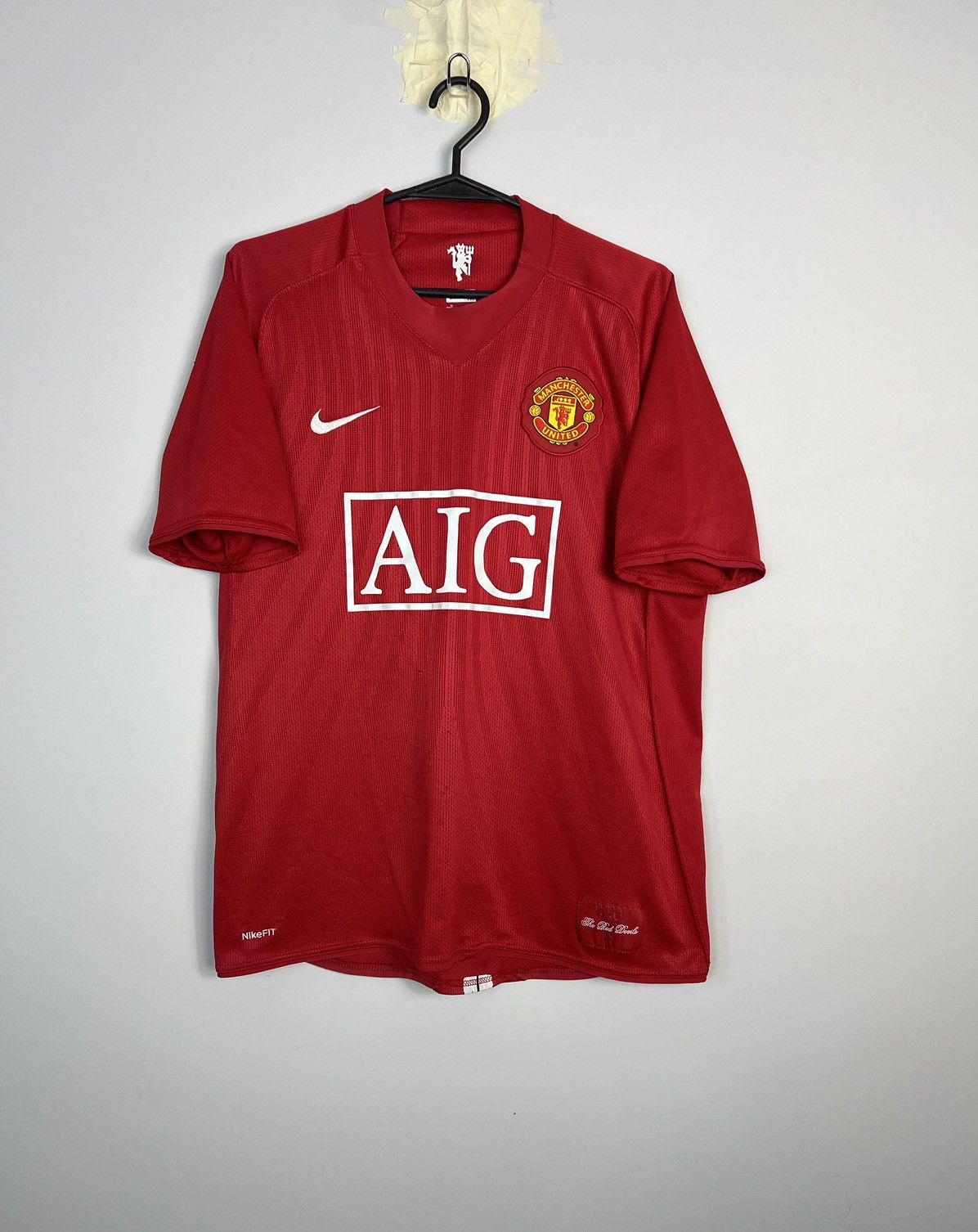 Nike × Vintage Nike Manchester United 2007/2008 Soccer Jersey Vintage Size US M / EU 48-50 / 2 - 1 Thumbnail