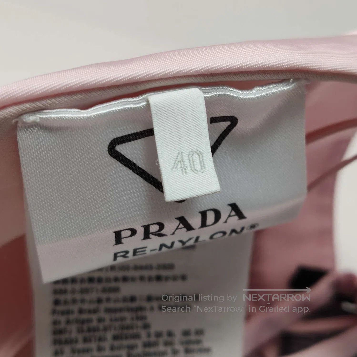 Prada Prada Triangle Logo Bralette in Pink . Size M / US 6-8 / IT 42-44 - 6 Thumbnail