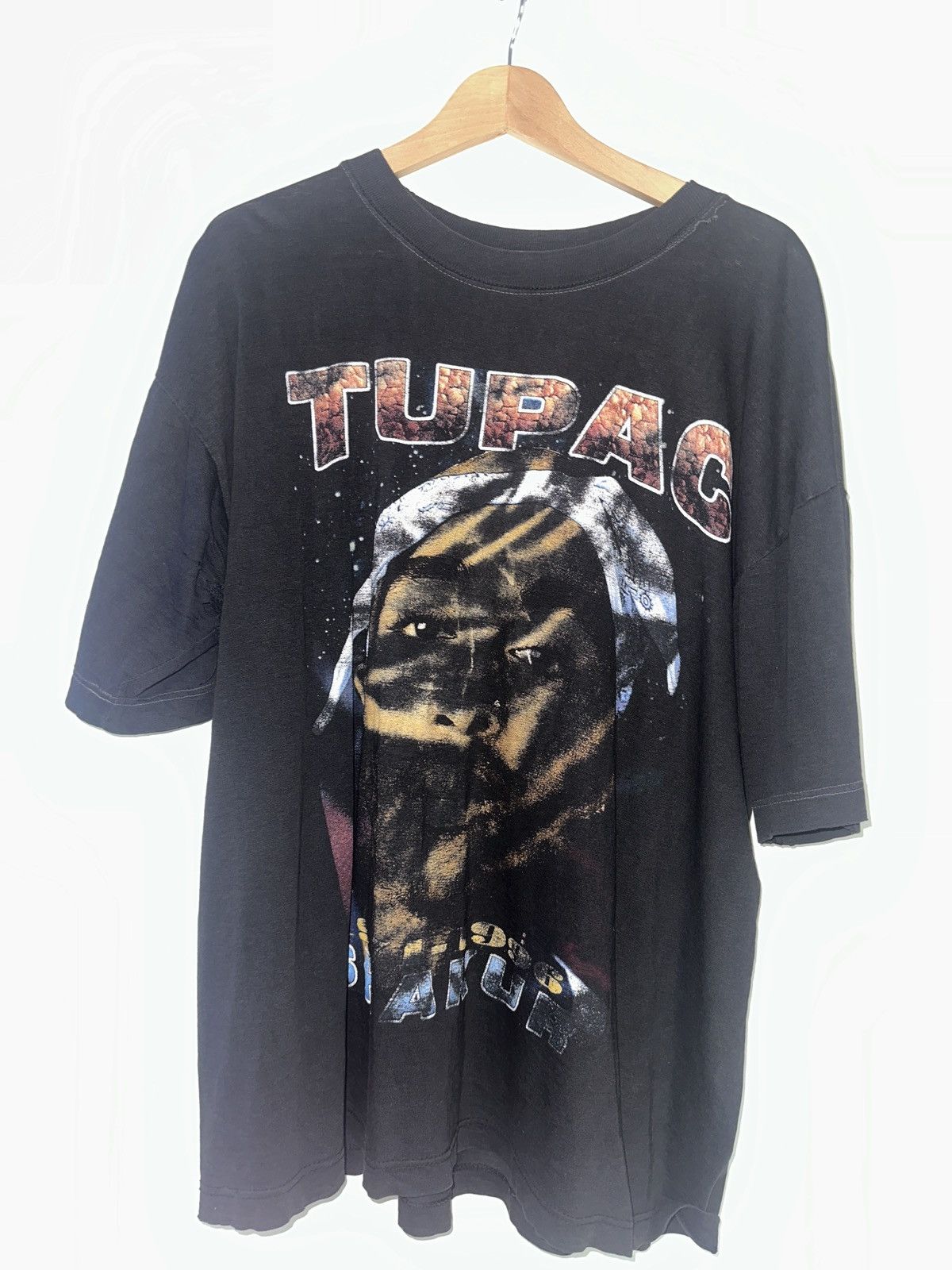 Rap Tees Vintage 2pac Against All Odds T-Shirt Size US XXL / EU 58 / 5 - 2 Thumbnail