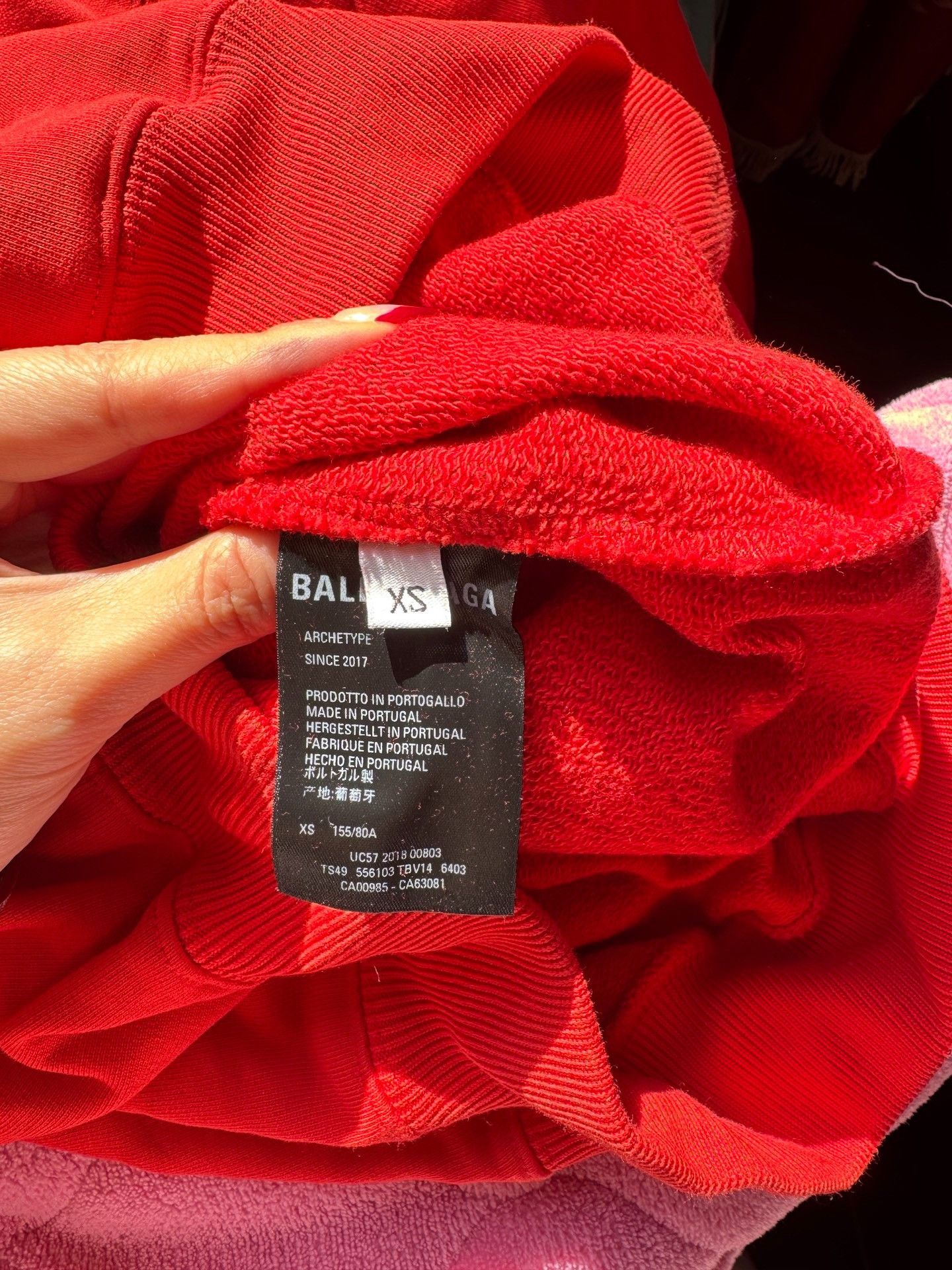 Balenciaga Balenciaga Alphabet wavy print loose-fitting hoodie 2501-Ne Size XS / US 0-2 / IT 36-38 - 4 Thumbnail