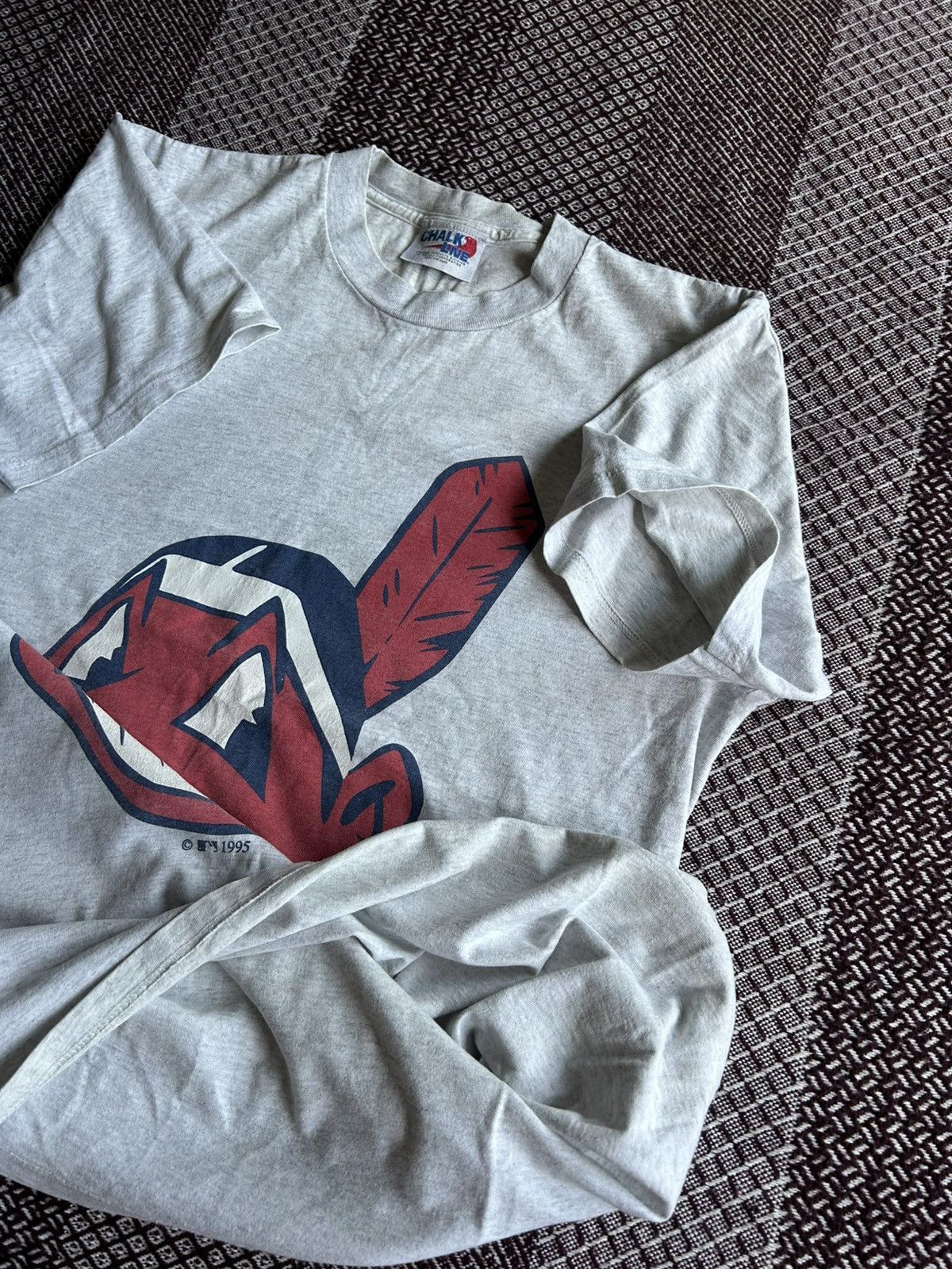 MLB × Vintage Vintage Cleveland 1995 MLB Rare Made in USA Streetwear Sz XL Size US XL / EU 56 / 4 - 10 Thumbnail