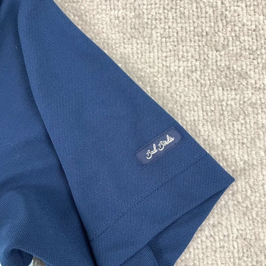 Vintage Bad Birdie Polo Shirt Mens Small Blue Golf Performance Stretch Preppy Casual S/S Size US S / EU 44-46 / 1 - 4 Thumbnail