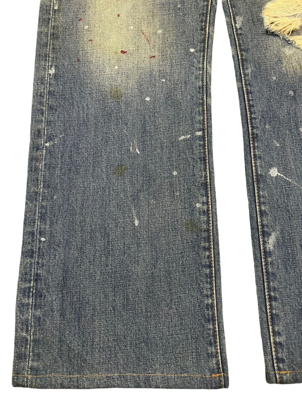 Abercrombie & Fitch Vintage Abercrombie & Fitch Paint Splash Distressed Jeans Size US 35 - 5 Thumbnail