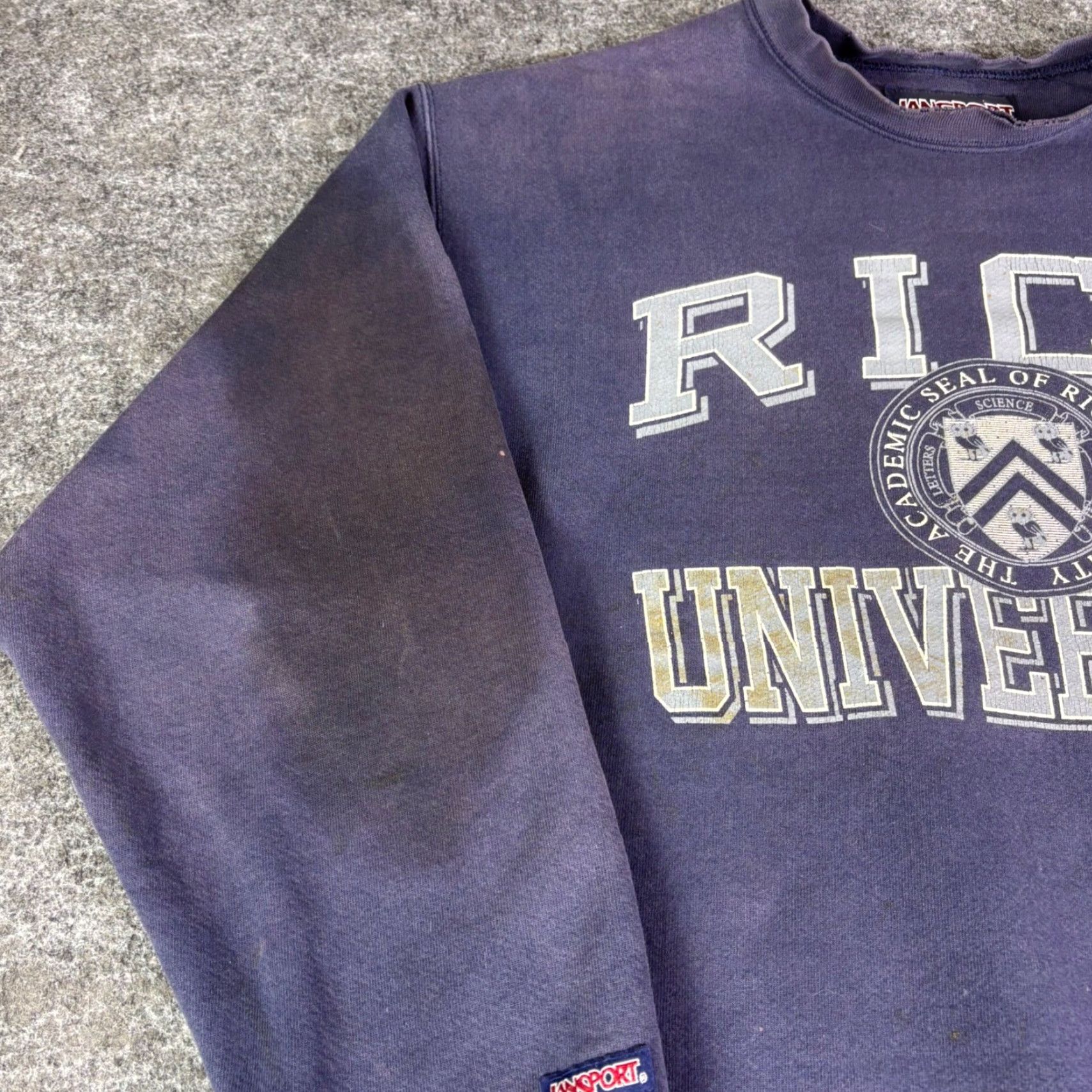 Jansport VINTAGE Jansport Sweatshirt Crewneck Pullover Navy Blue Men Larg Size US L / EU 52-54 / 3 - 5 Thumbnail