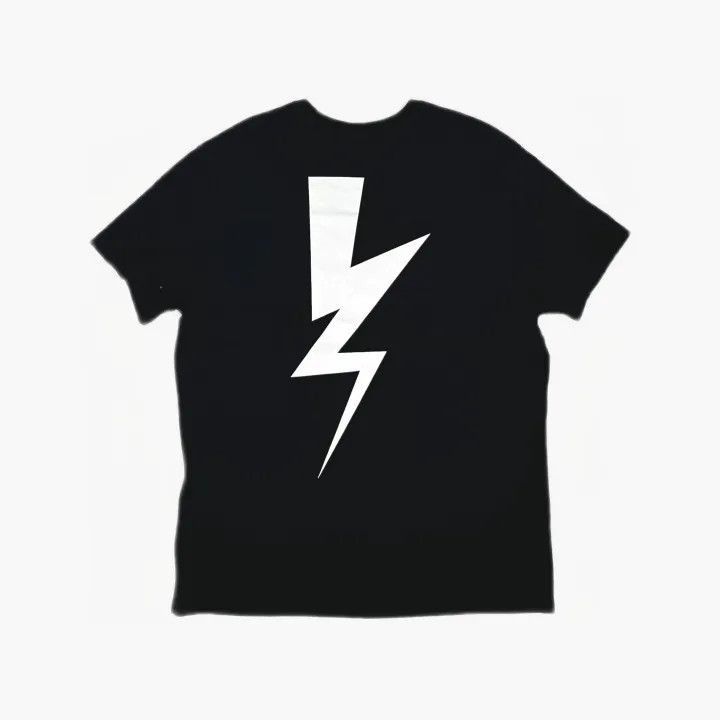Neil Barrett Neil Barrett Lightning Print Short Sleeve T-Shirt -2507 Size US L / EU 52-54 / 3 - 3 Thumbnail