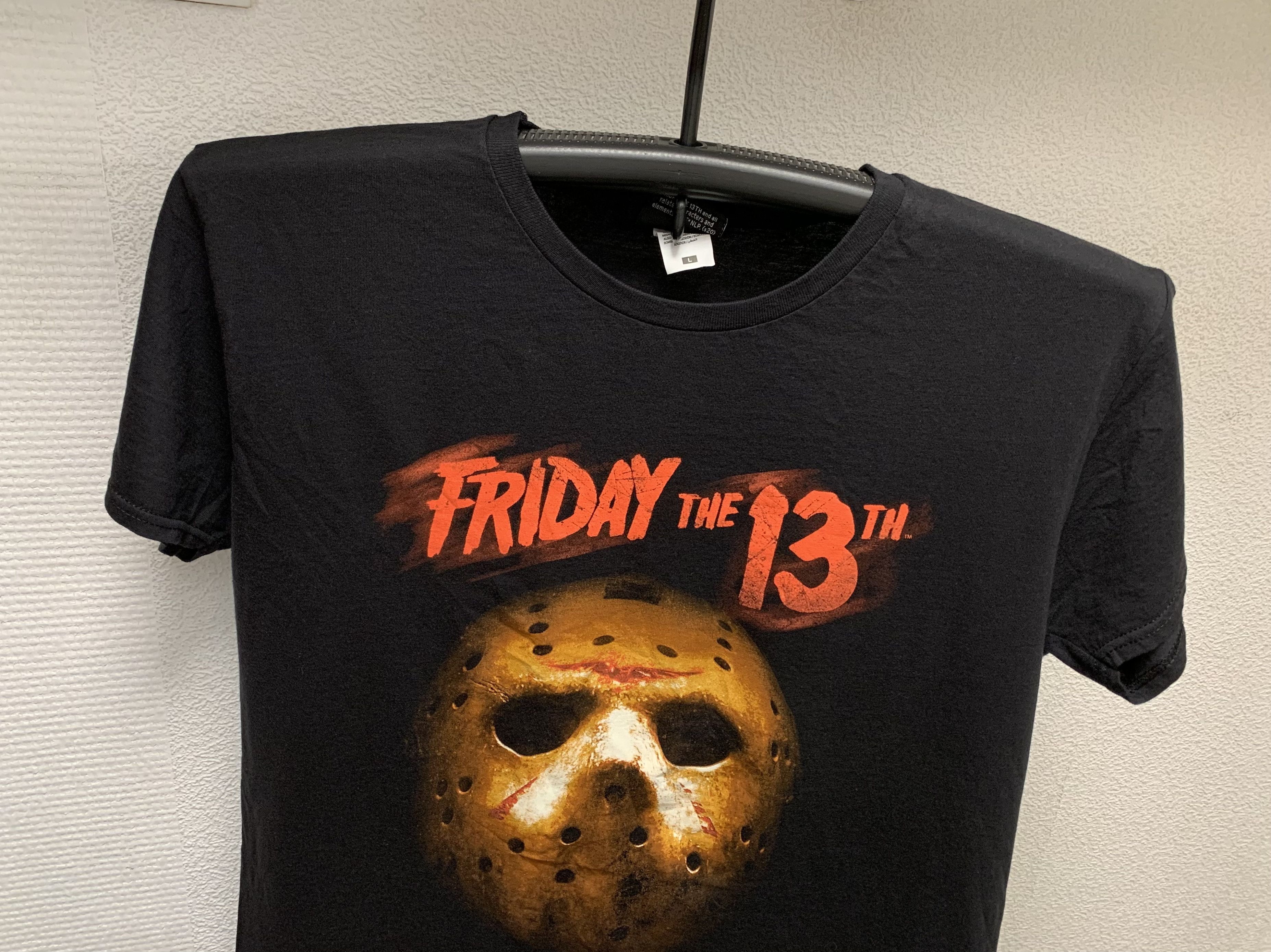 Vintage Friday the 13th black t-shirt L expert horror Freddy krueger Size US L / EU 52-54 / 3 - 2 Thumbnail