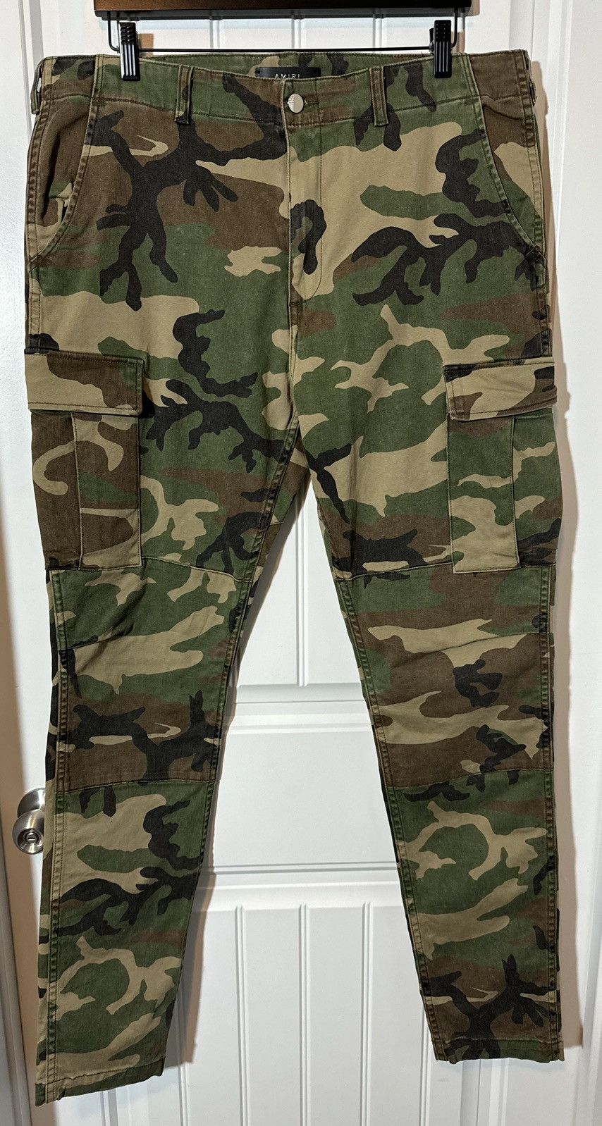 image of Amiri Camo Cargo Jogger, Men's (Size 36)