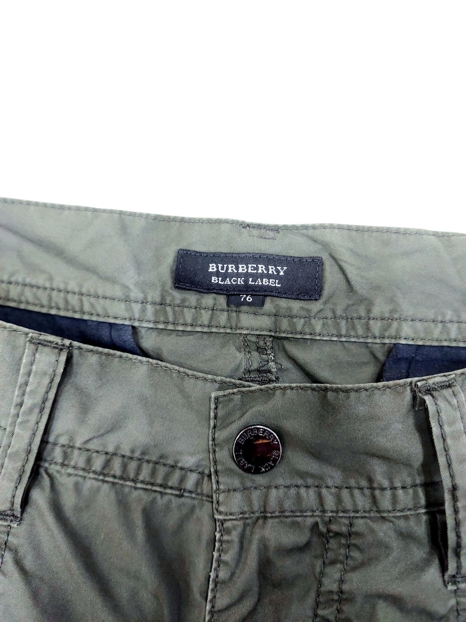 Burberry Japanese Y2K Burberry Black Label Multipocket Cargo Pants Size US 30 / EU 46 - 10 Thumbnail