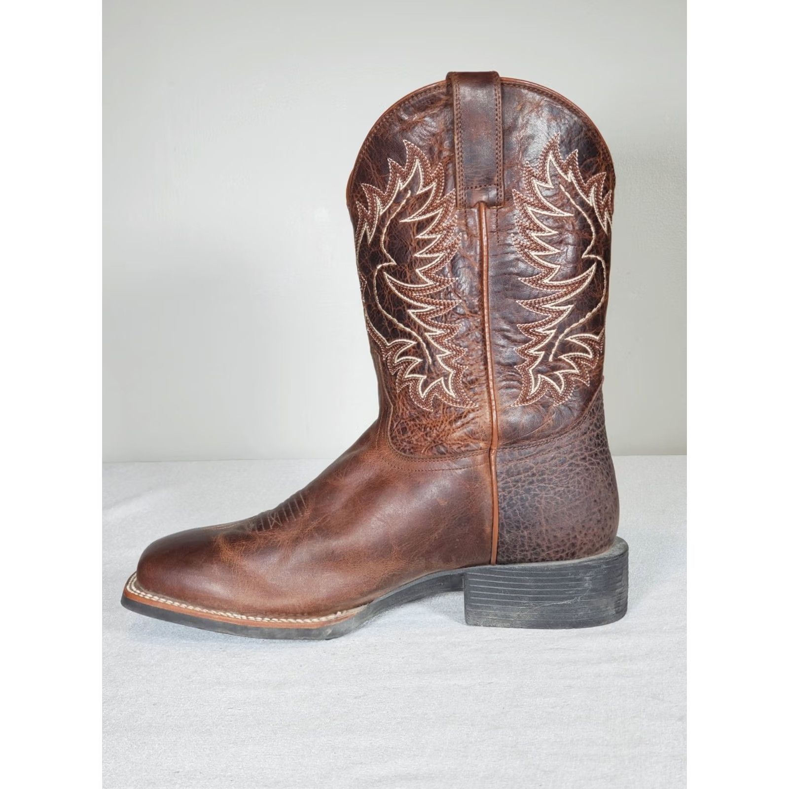 Cody James Cody James Xero Gravity Western Performance Boots Mens 11 EE Brown Square Toe Outsole Unit BBMP01 Size US 11 / EU 44 - 3 Thumbnail