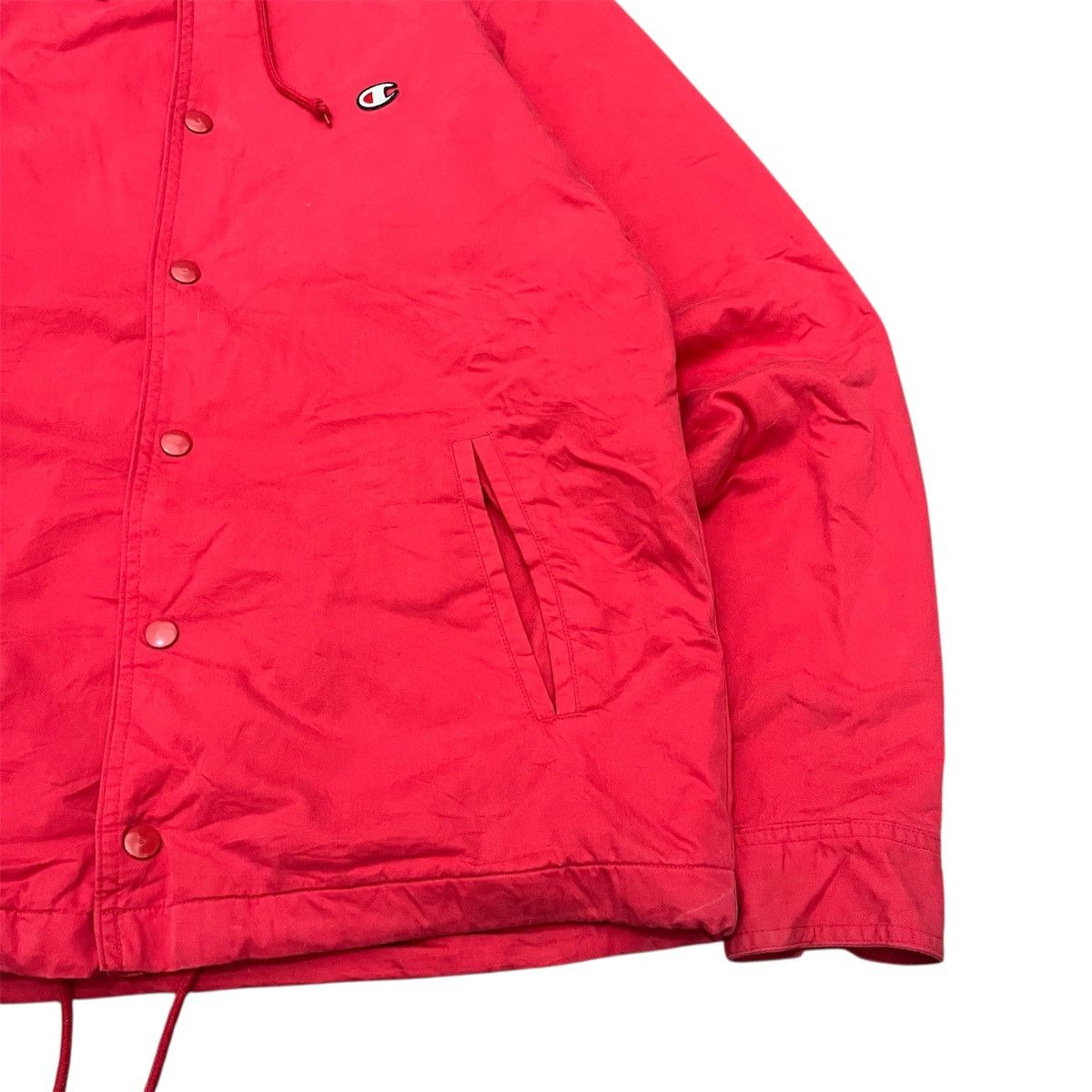 Champion × Supreme SS16 Supreme x Champion Windbreaker Hooded Red Size US S / EU 44-46 / 1 - 5 Thumbnail