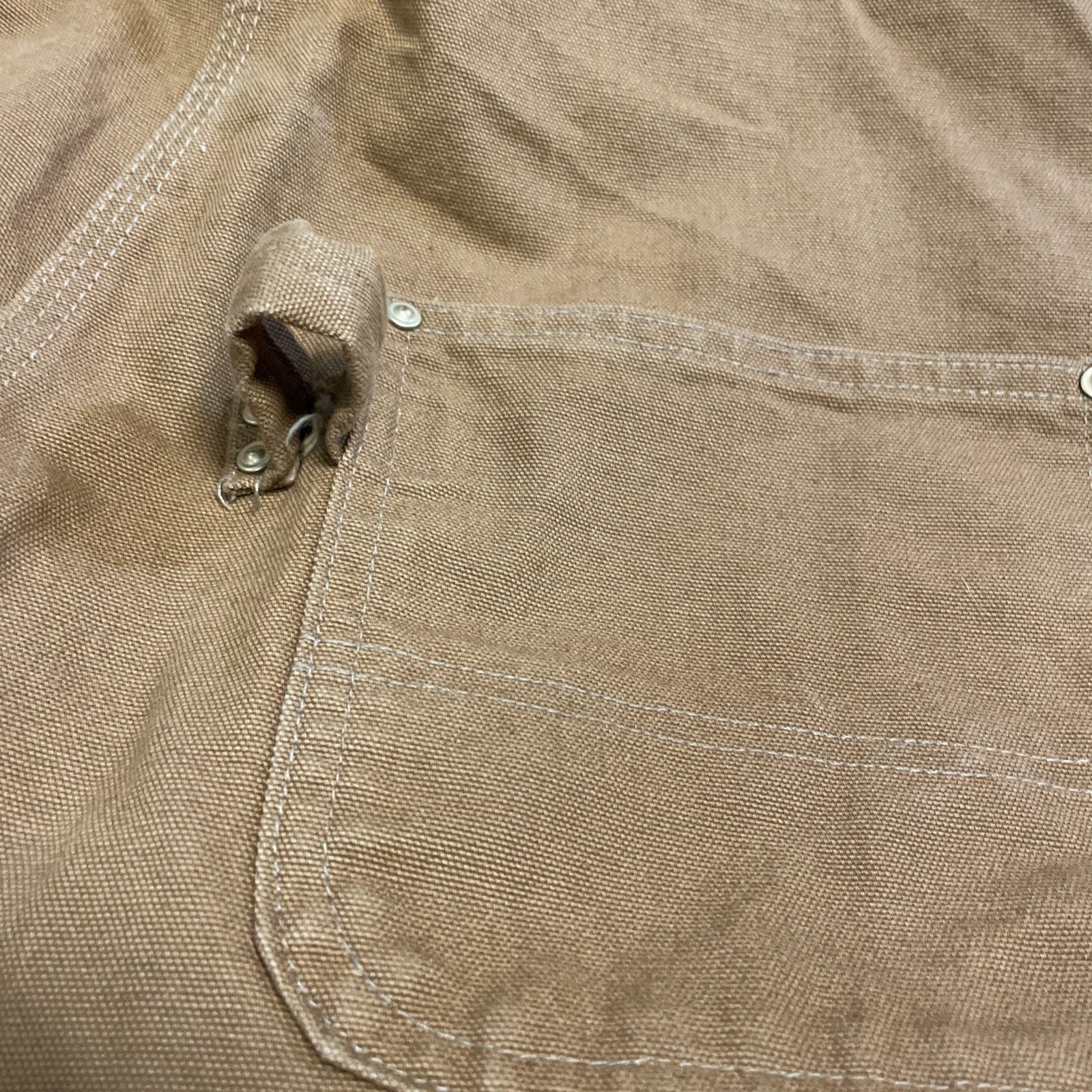 Carhartt Carhartt Mens Bib Work Overalls 36x30 Relaxed Fit Brown Size US 36 / EU 52 - 13 Thumbnail