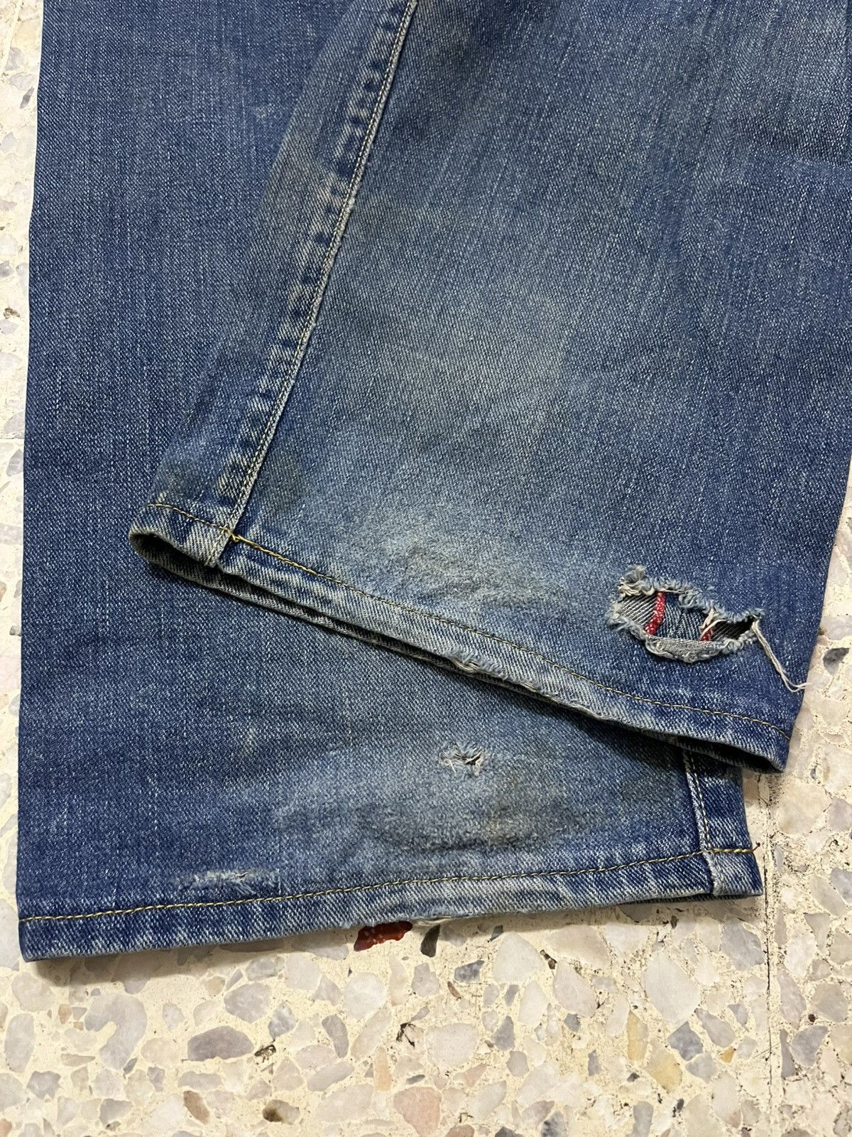Vintage Vintage HR market redline selvedge distressed denim Size US 32 / EU 48 - 12 Thumbnail