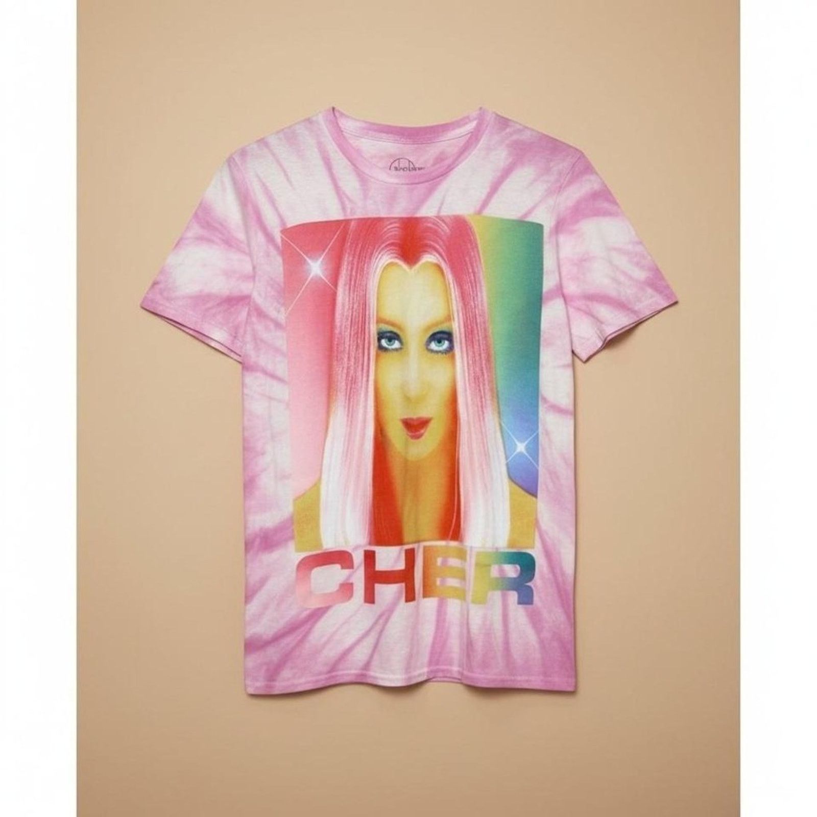 Other Cher Rainbow Tie-Dye Graphic Tee Size M NWOT Size US M / EU 48-50 / 2 - 1 Thumbnail