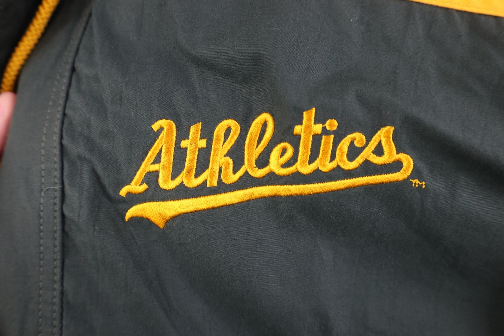 Vintage Deadstock Vintage 90s Athletics Baseball Bomber Jacket Size US M / EU 48-50 / 2 - 4 Thumbnail