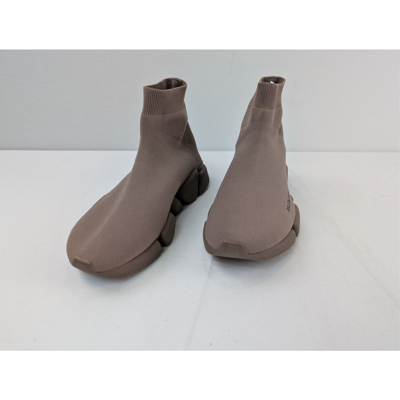 Balenciaga o1rshd1 Q:3 / Speed 2.0 Recycled Low-Top Sneakers Mink Grey Size US 9 / EU 42 - 8 Thumbnail