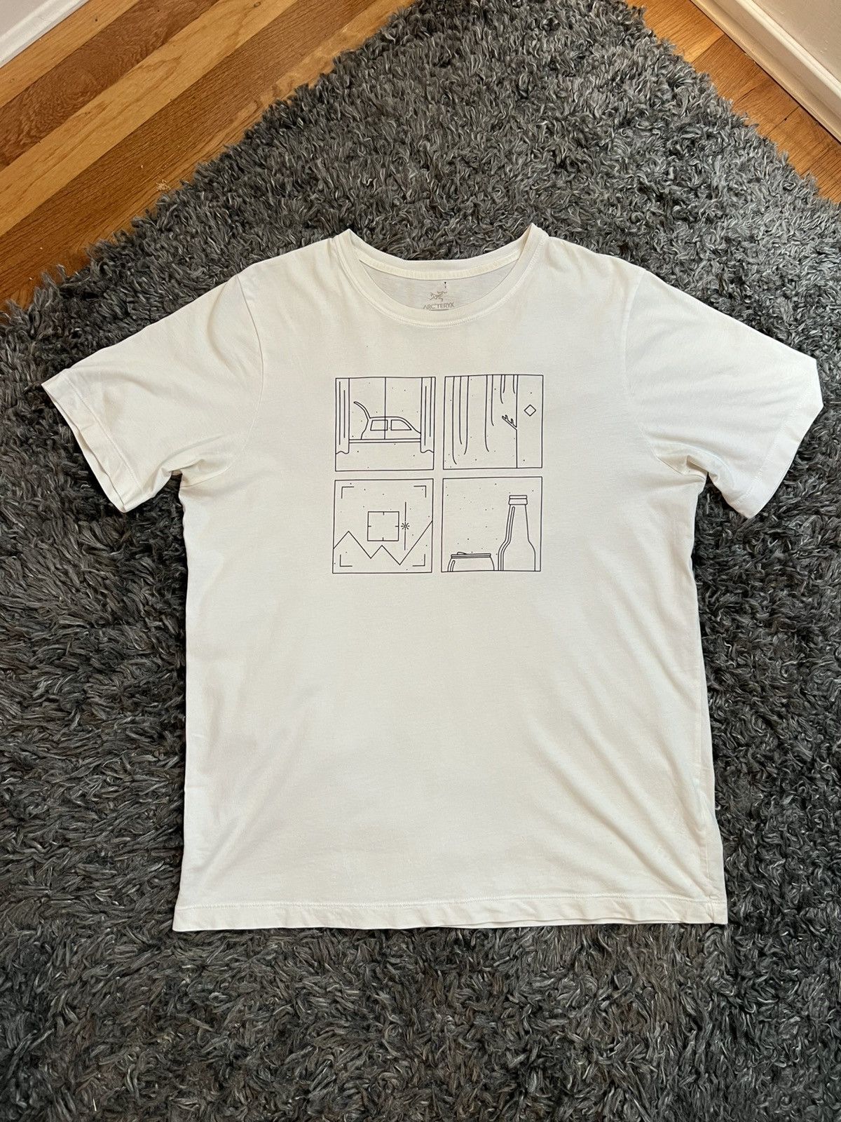 ARC’TERYX Tee White Minimal Tech Street Arc'teryx T-Shirt (White) – Dad from MNL