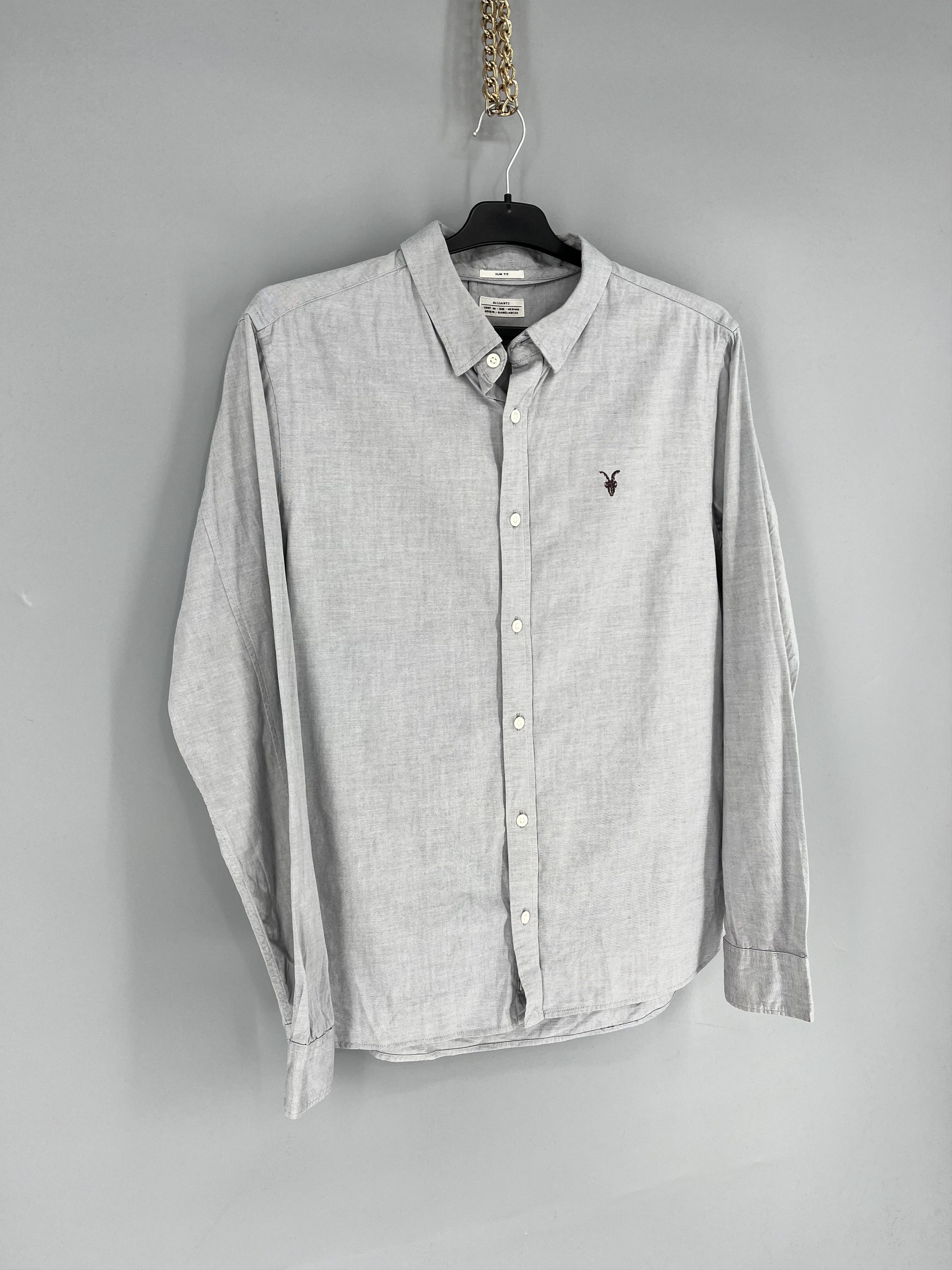 Allsaints Allsaints Shirts Button Up Streetwear Y2k Style Size M Size US M / EU 48-50 / 2 - 2 Thumbnail