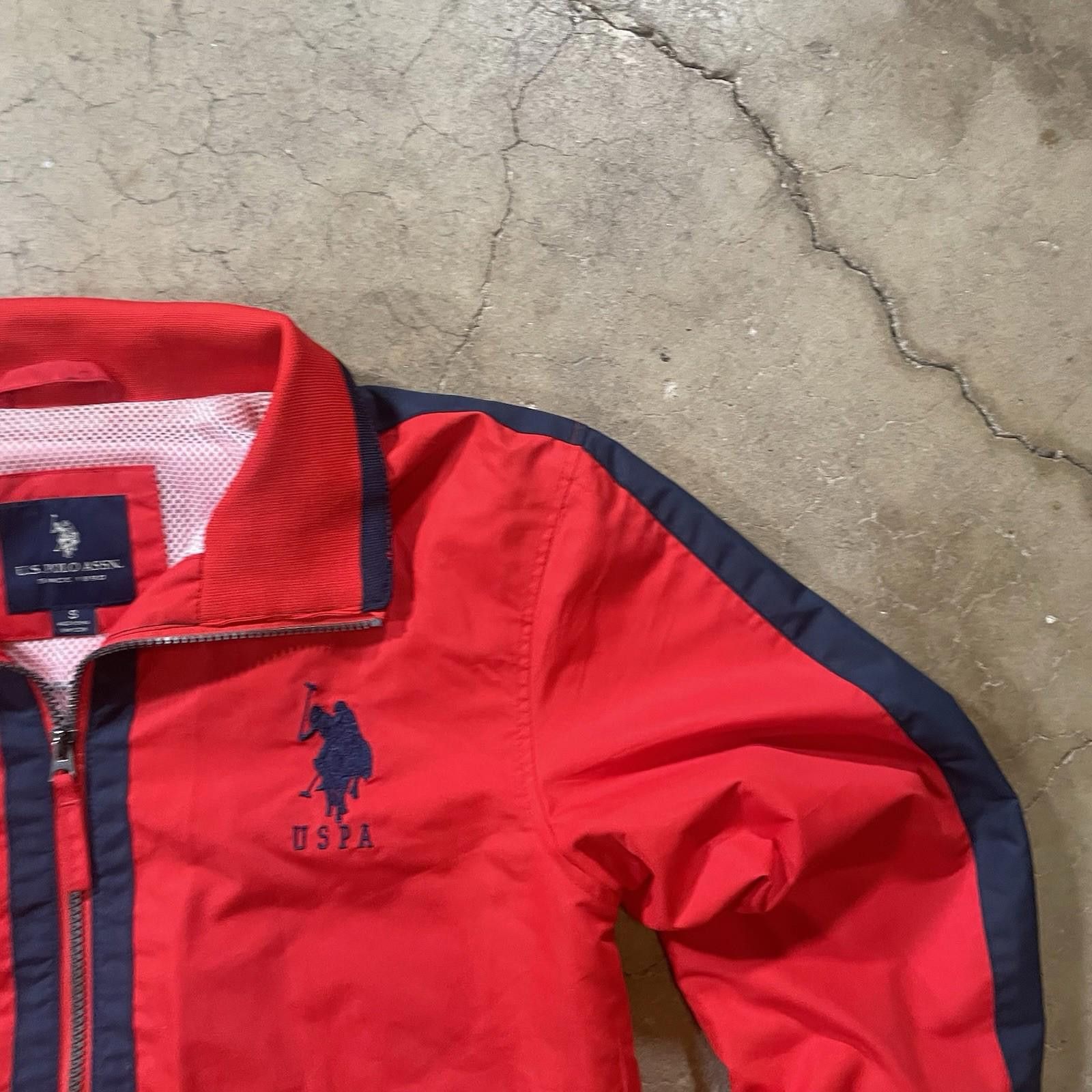 U.S. Polo Assn. Polo Ralph Lauren Jacket Windbreaker Red/White/Blue Small Size US XL / EU 56 / 4 - 3 Thumbnail