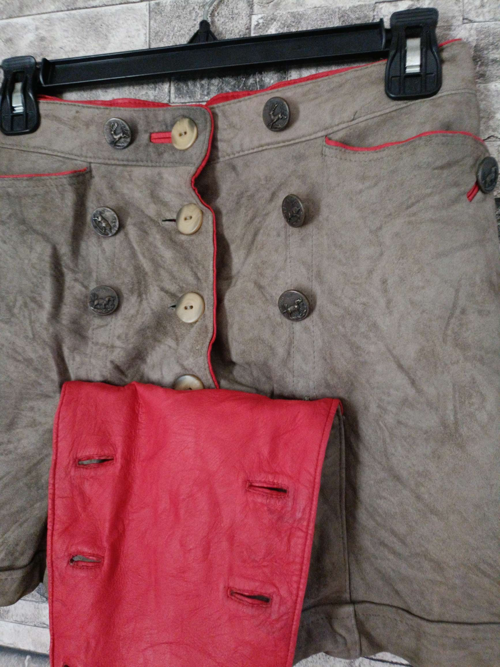 Leather Vintage Knut starringer German leather short pants Size 26" / US 2 / IT 38 - 3 Thumbnail