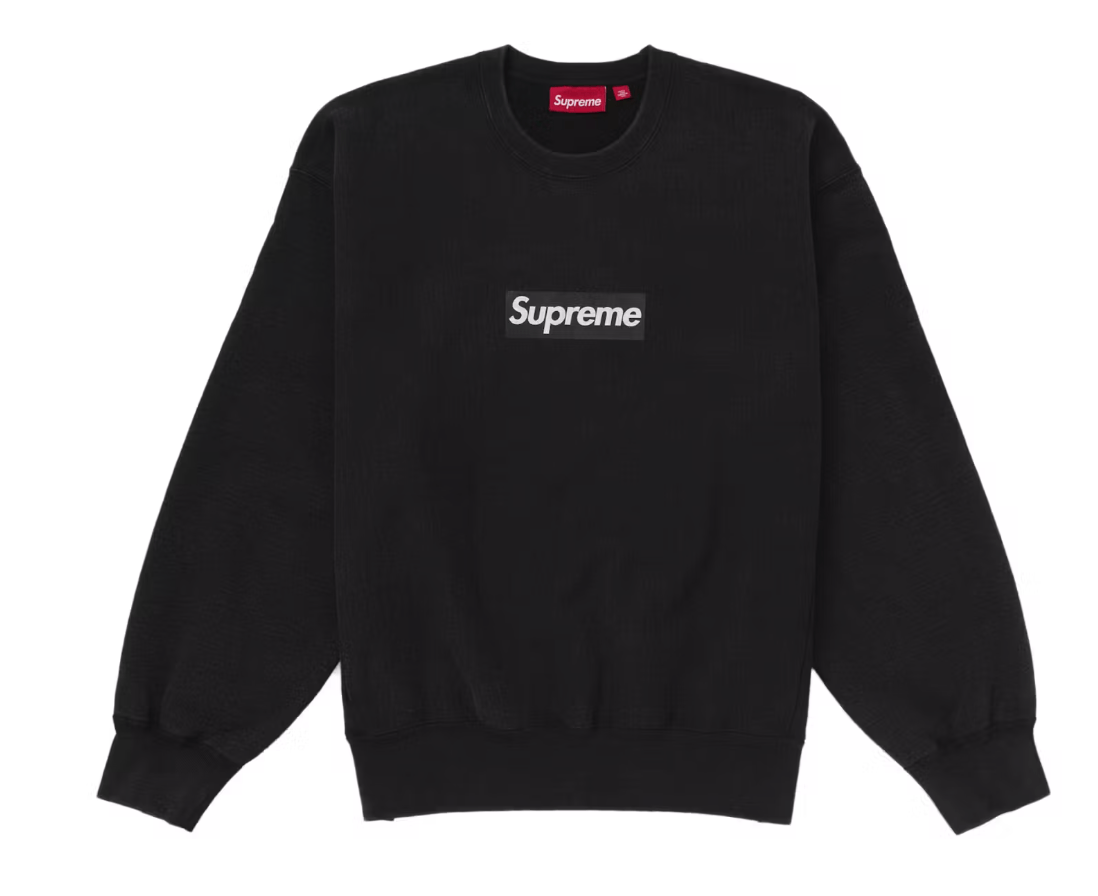 Supreme Supreme Washed Box Logo Crewneck Black Size S Size US S / EU 44-46 / 1 - 1 Preview