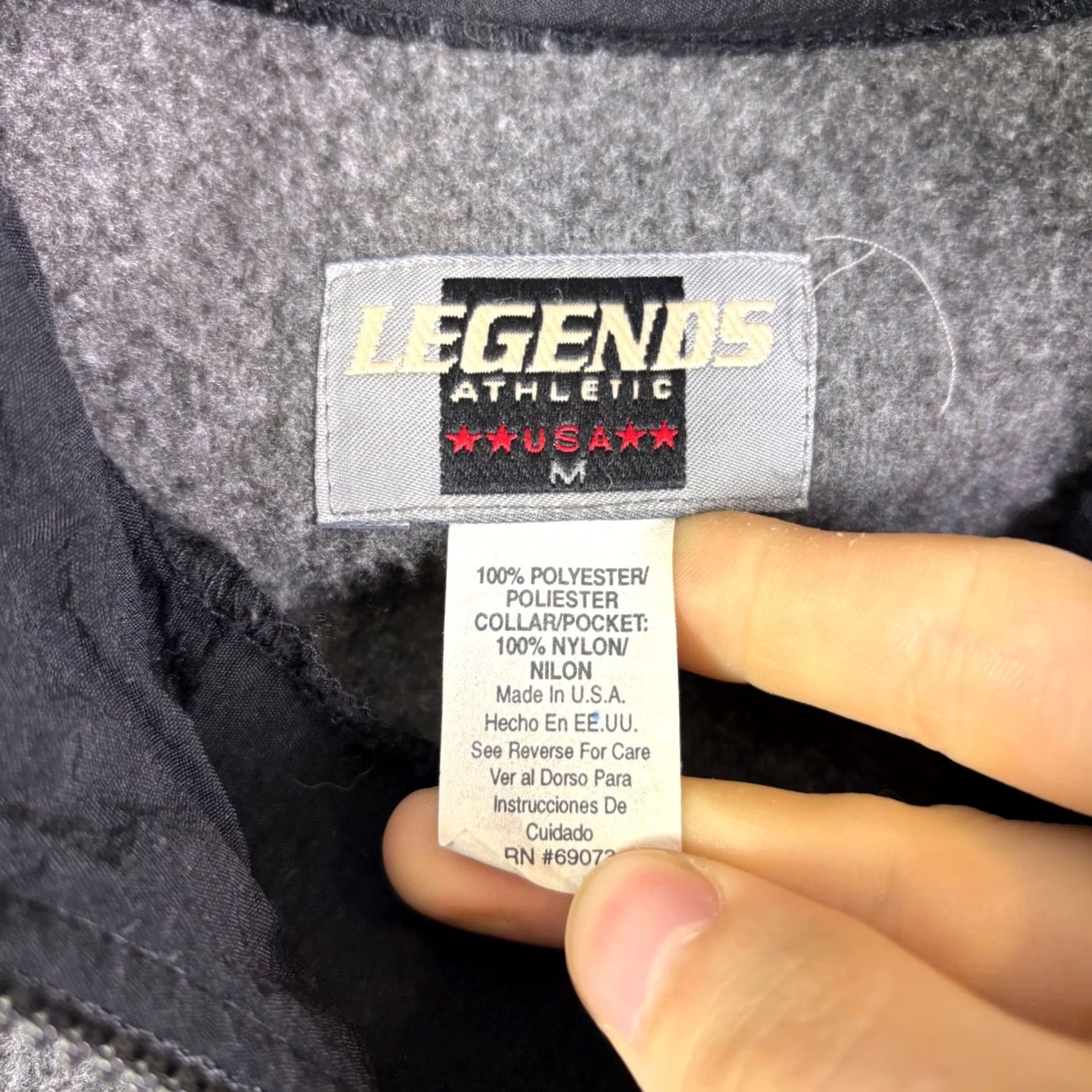 Vintage VINTAGE Legends Athletic Pittsburgh Steelers Fleece Quarter Zip Gray Mens M USA Size US M / EU 48-50 / 2 - 6 Thumbnail