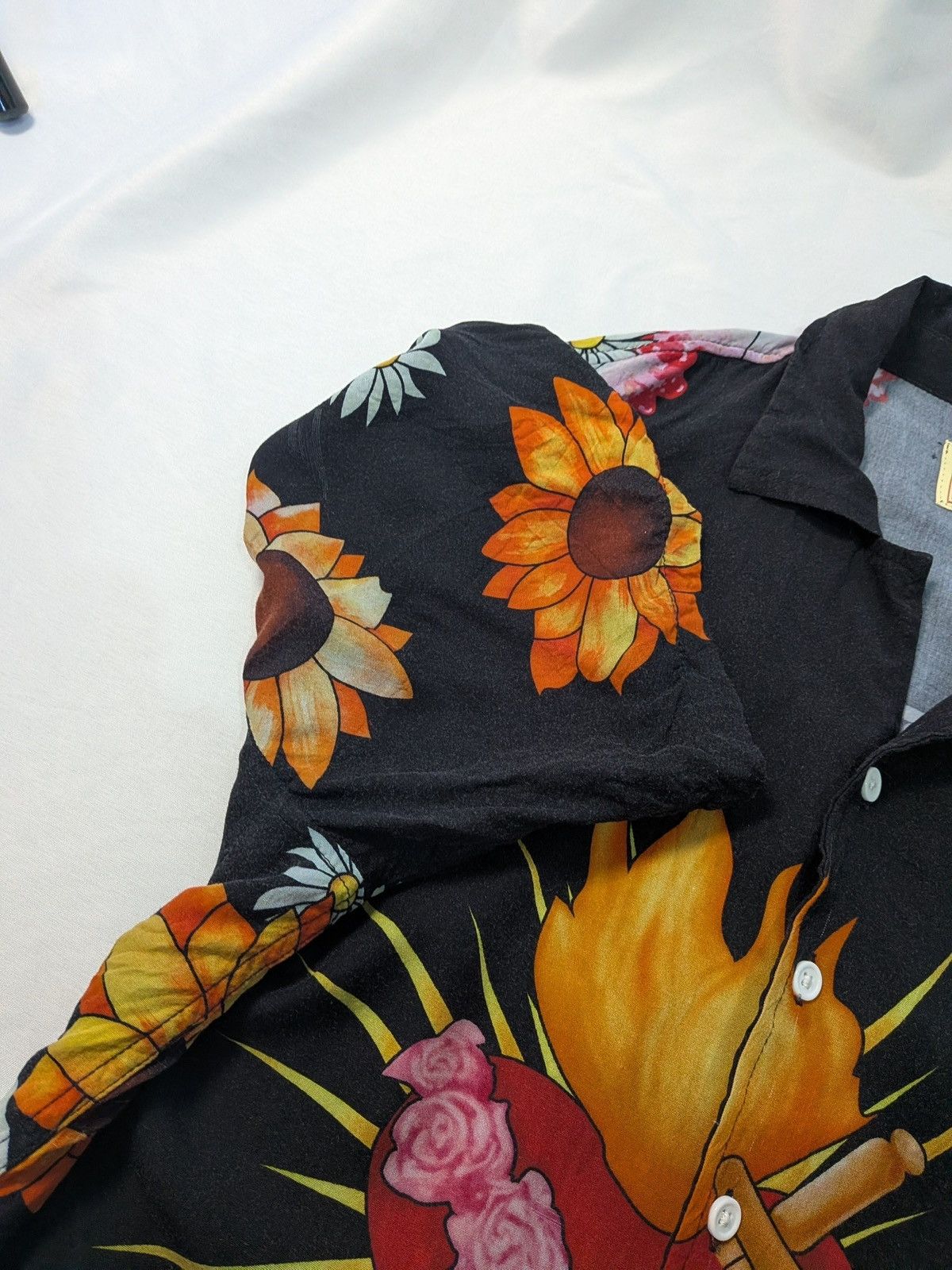 Pleasures RARE Pleasures "Romeo" Gangster Rayon Shirt Black Men’s M Size US M / EU 48-50 / 2 - 9 Thumbnail