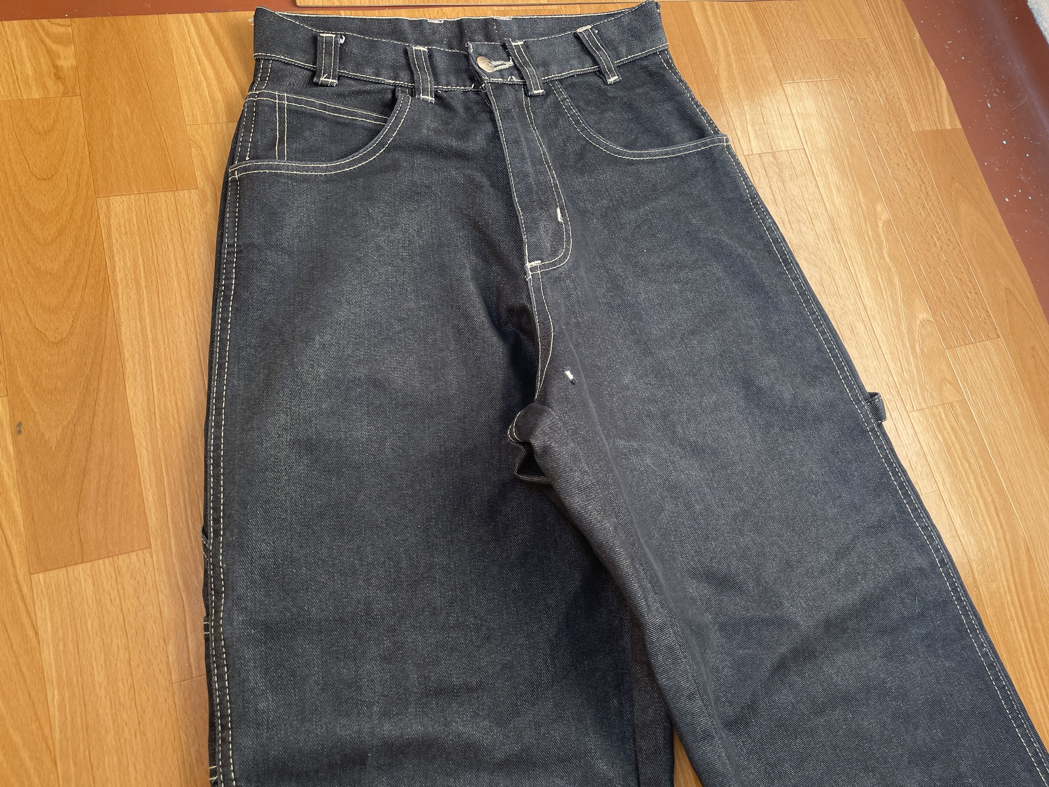 Wu-Tang Clan Johnny Blaze jeans shiny metallic silver baggy Wu Wear 28 Size US 28 / EU 44 - 10 Thumbnail