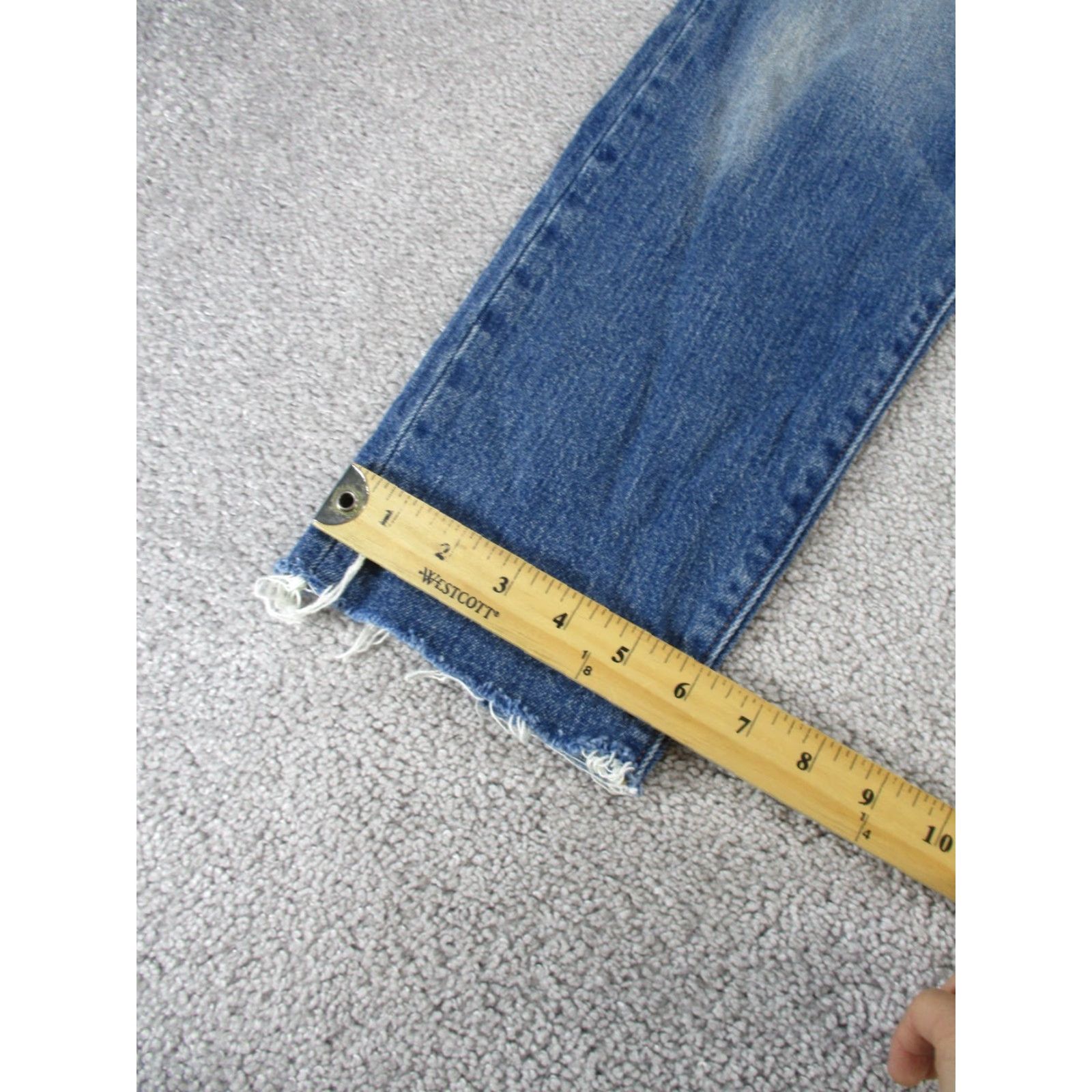 Levi's Levi's Jeans Women 30 Blue Medium Wash Button Fly Tapered High Rise Denim Womens Size 30" / US 8 / IT 44 - 6 Thumbnail