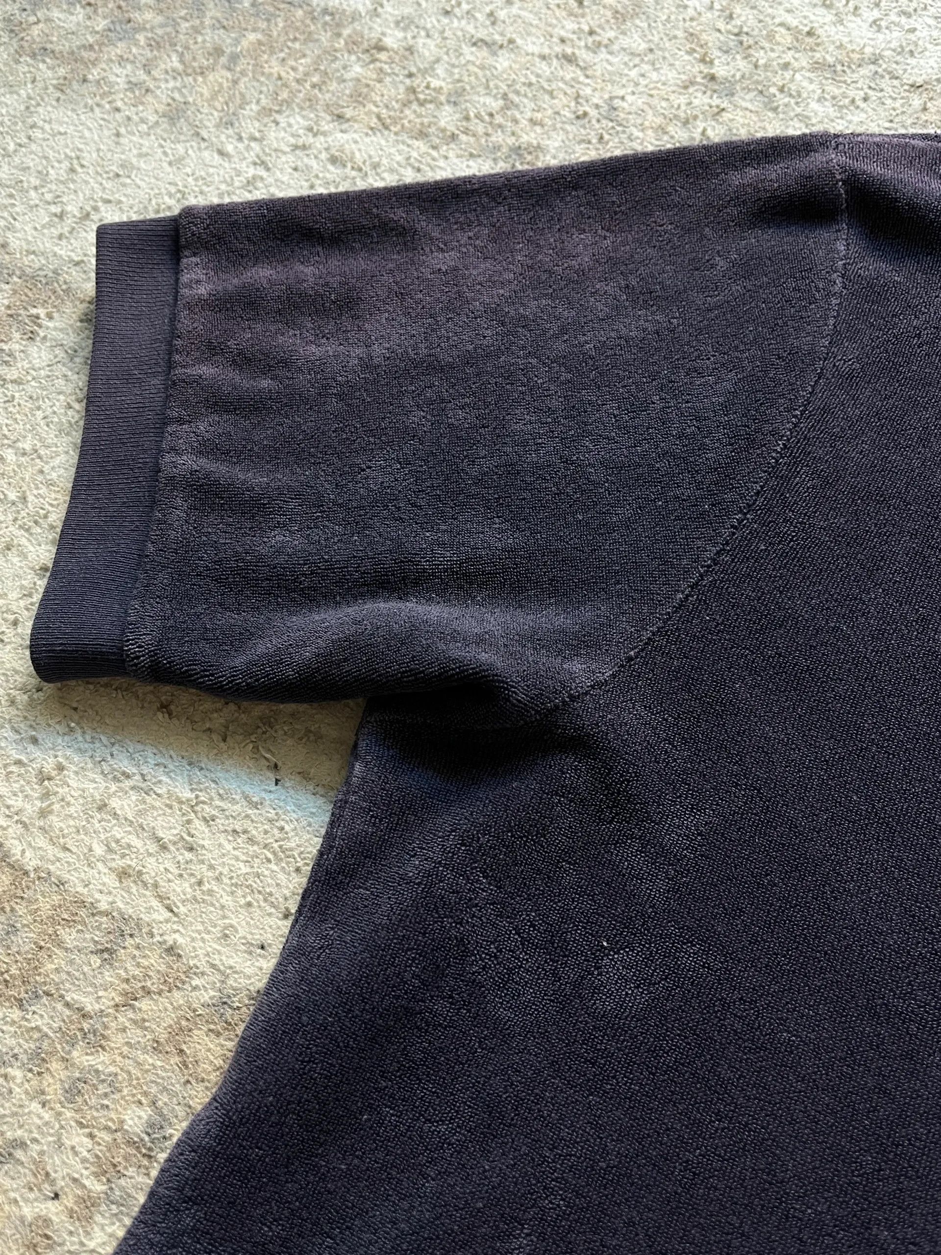 Polo Ralph Lauren Polo Ralph Lauren Navy Small Pony Towel Polo Shirt Sz L Size US L / EU 52-54 / 3 - 13 Thumbnail
