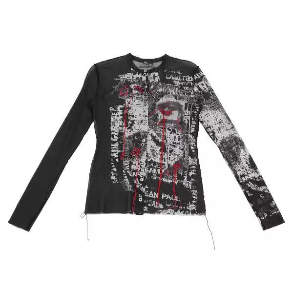 Jean Paul Gaultier John Paul Gaultier Printed mesh cardigan Size US L / EU 52-54 / 3 - 1 Thumbnail