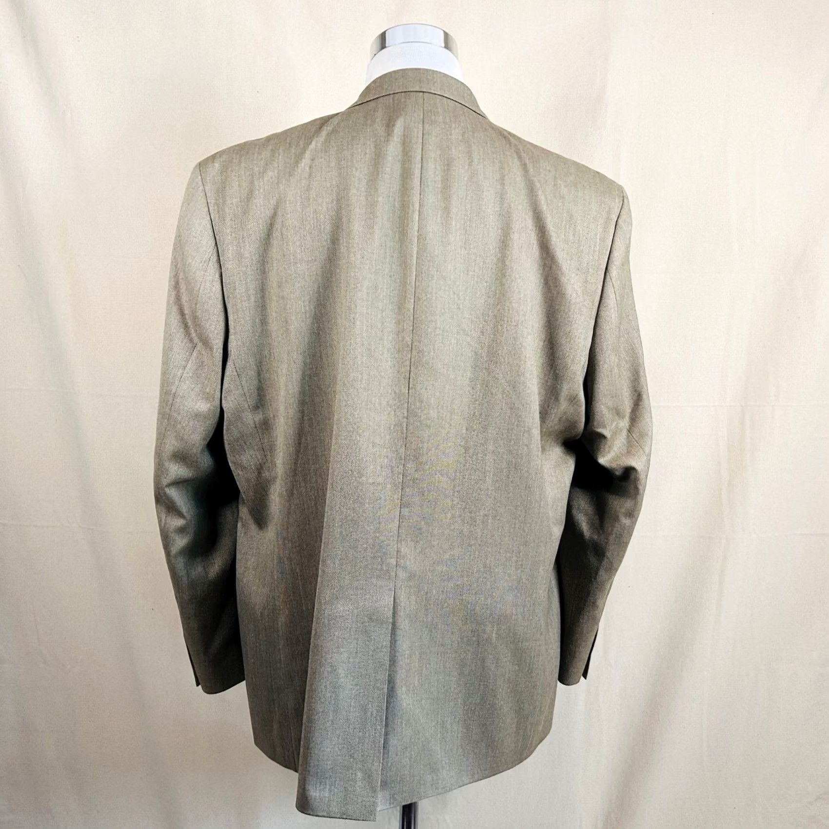 Chaps Chaps Sport Coat Beige Two Button Vented Polyester Rayon Paisley Lined 50R Size US M / EU 48-50 / 2 - 6 Thumbnail