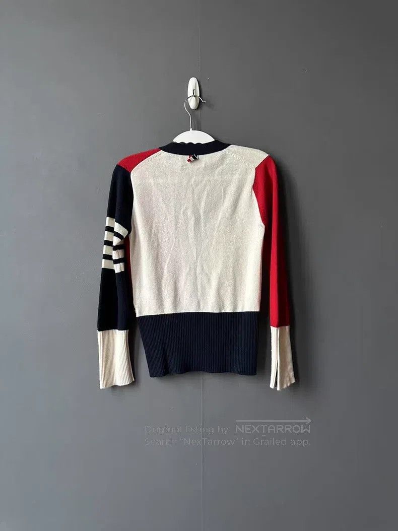 Thom Browne Thom Browne Color-Blocked Cashmere Cardigan Size S / US 4 / IT 40 - 2 Thumbnail