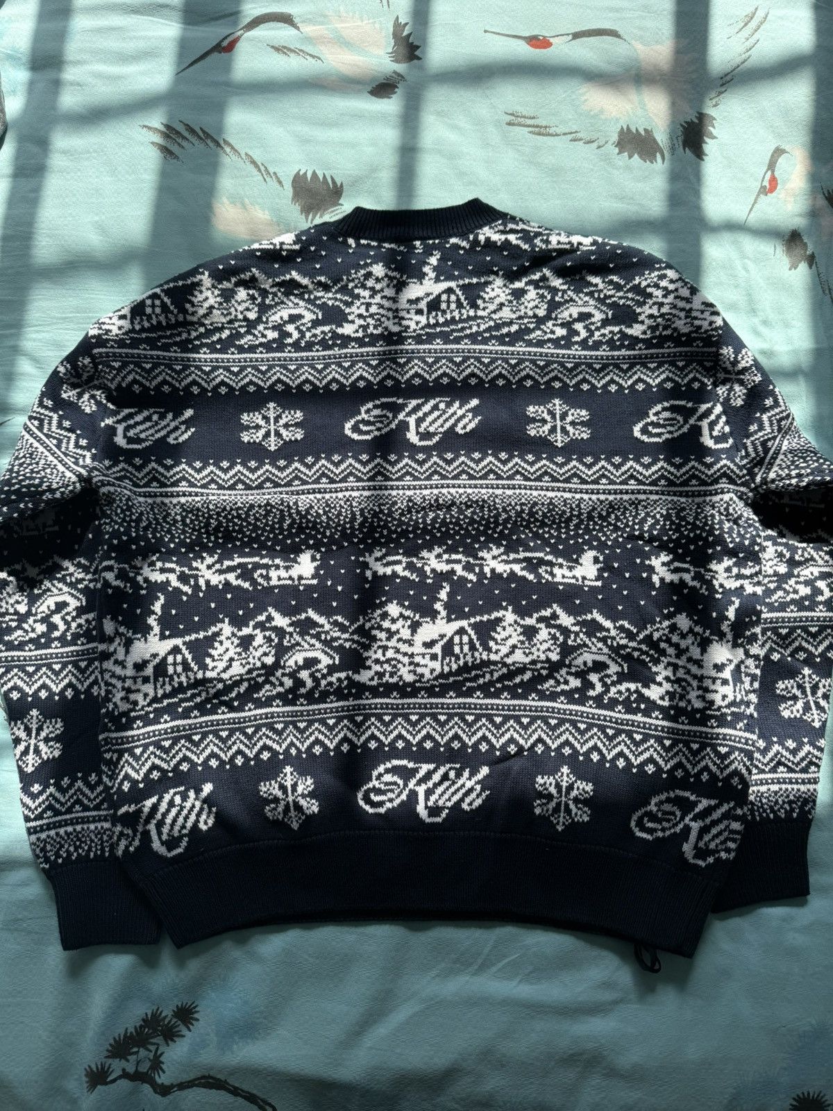 Kith Kith kuthmas sweater navy medium Size US M / EU 48-50 / 2 - 2 Thumbnail