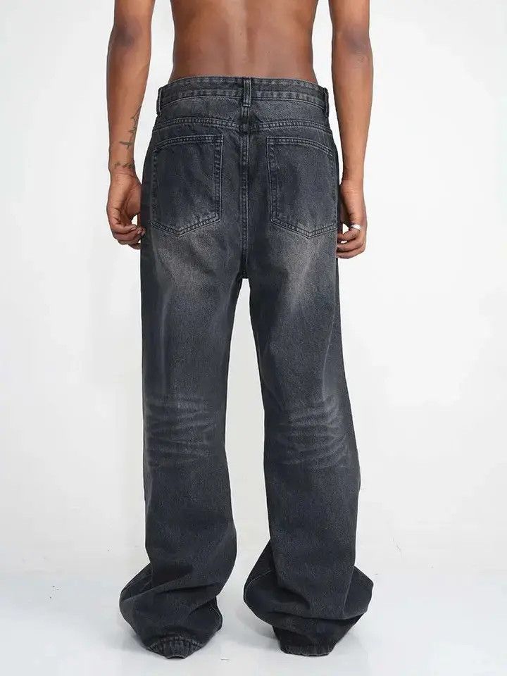Japanese Brand Streetwear y2k washed wide-leg jeans Size US 30 / EU 46 - 2 Thumbnail