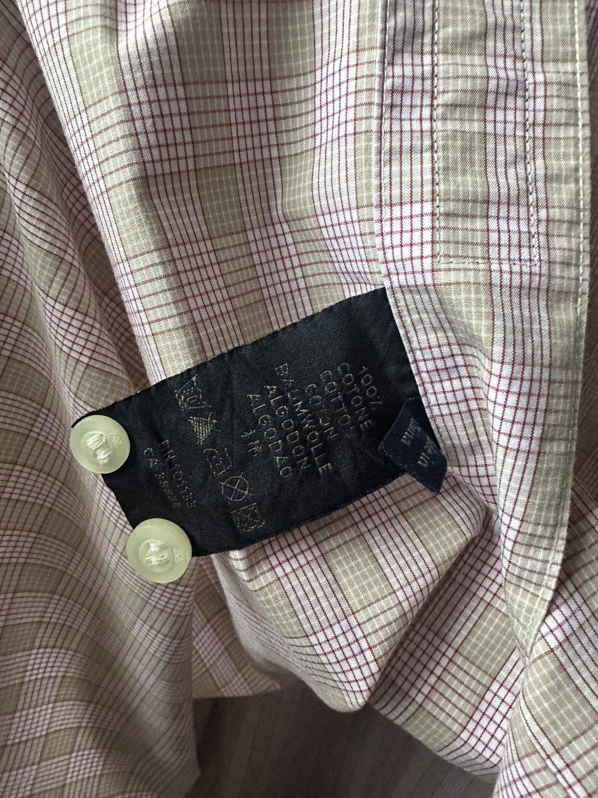 Ermenegildo Zegna Ermenegildo Zegna Sport Cotton Check Shirt Size XXL Size US XXL / EU 58 / 5 - 5 Thumbnail