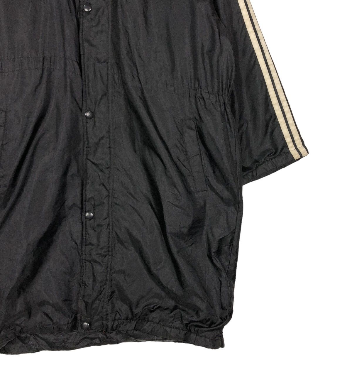 Adidas 🔥VINTAGE ADIDAS LONG JACKET BIG LOGO SHEARLING LINING Size US L / EU 52-54 / 3 - 10 Thumbnail
