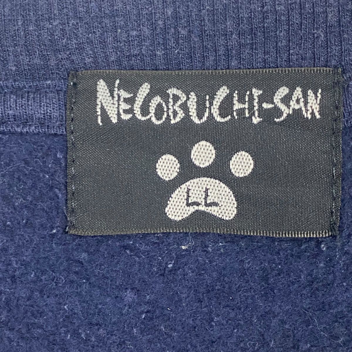 Vintage Vintage Necobuchi San Printed Crewneck Sweatshirt Blue Sz L Size L / US 10 / IT 46 - 6 Thumbnail