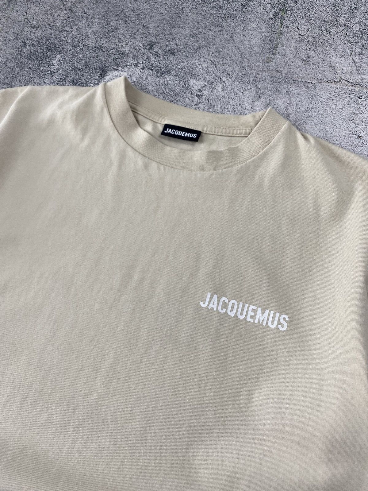 Jacquemus Rare Jacquemus Hype Beige Tee Size US M / EU 48-50 / 2 - 8 Thumbnail